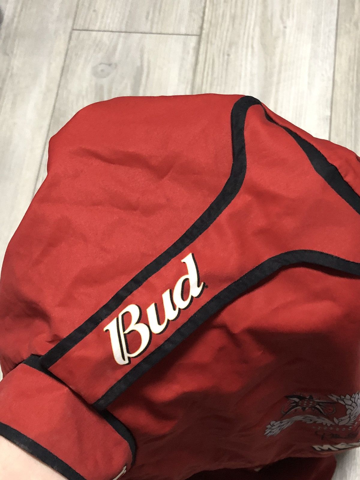 Other Vintage Y2K NASCAR Bud The Outlaw Racing jacket Size US XL / EU 56 / 4 - 5 Thumbnail