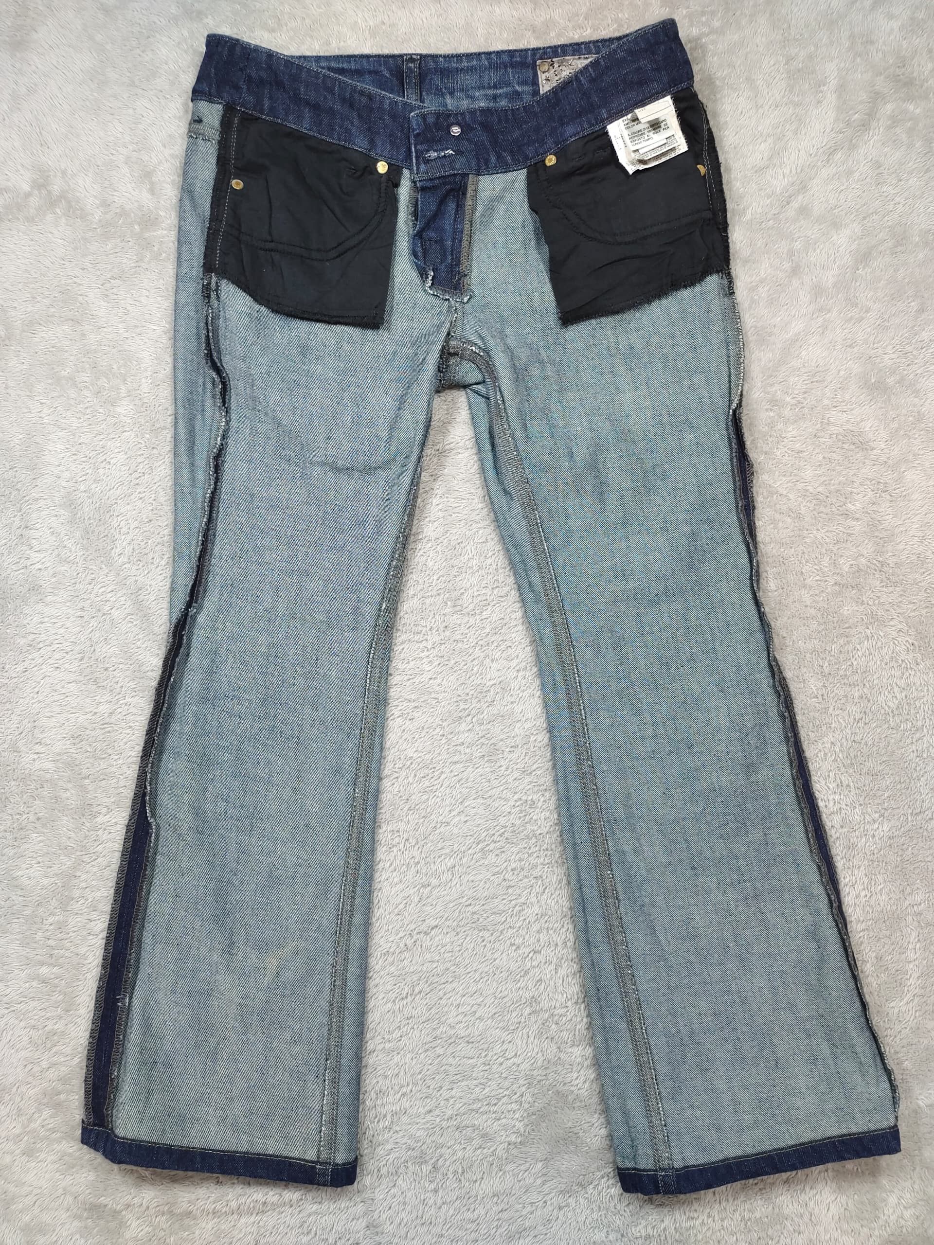 Diesel Y2K DIESEL INDUSTRY LOUVELY FLARE BOOT CUT JEANS Size 30" / US 8 / IT 44 - 10 Thumbnail