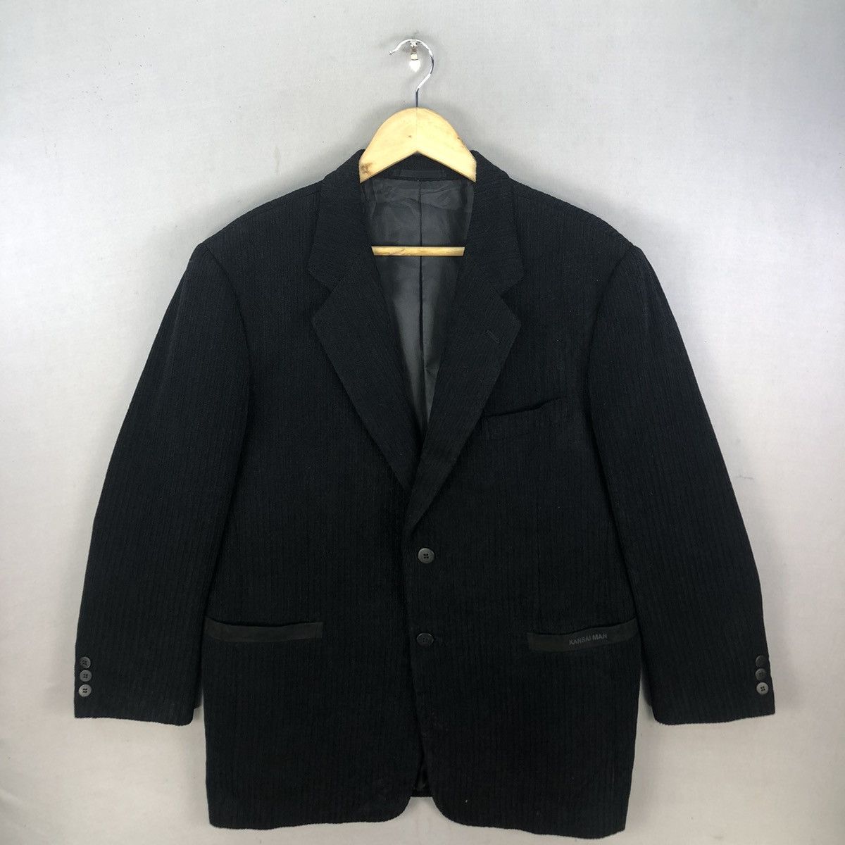 Kansai Yamamoto Vintage 1990s Kansai Man Corduroy Blazer Jacket Size US M / EU 48-50 / 2 - 1 Thumbnail