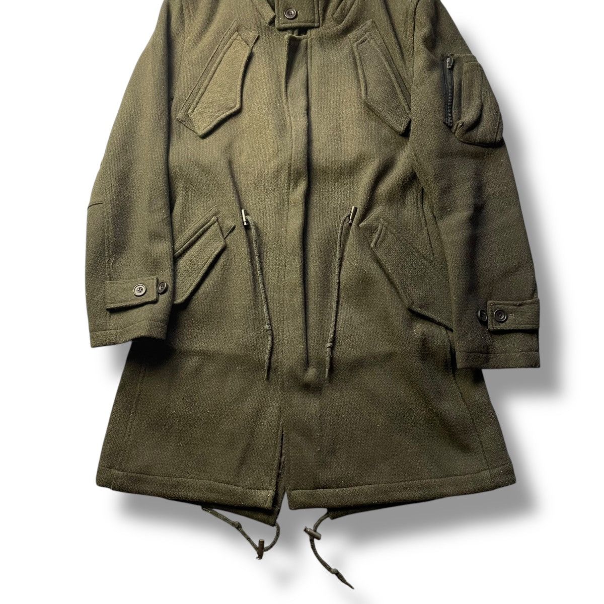 Tornado Mart 🇯🇵 TORNADO MART HEAVY PARKA WOOL MILITARY JACKET Size US M / EU 48-50 / 2 - 4 Thumbnail