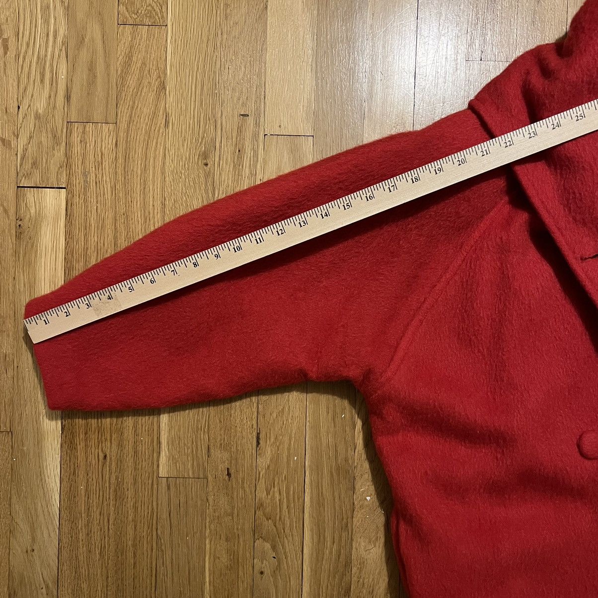 Other Vintage Caroline Rose Large Red Wool 3/4 Sleeve Jacket Size L / US 10 / IT 46 - 7 Thumbnail