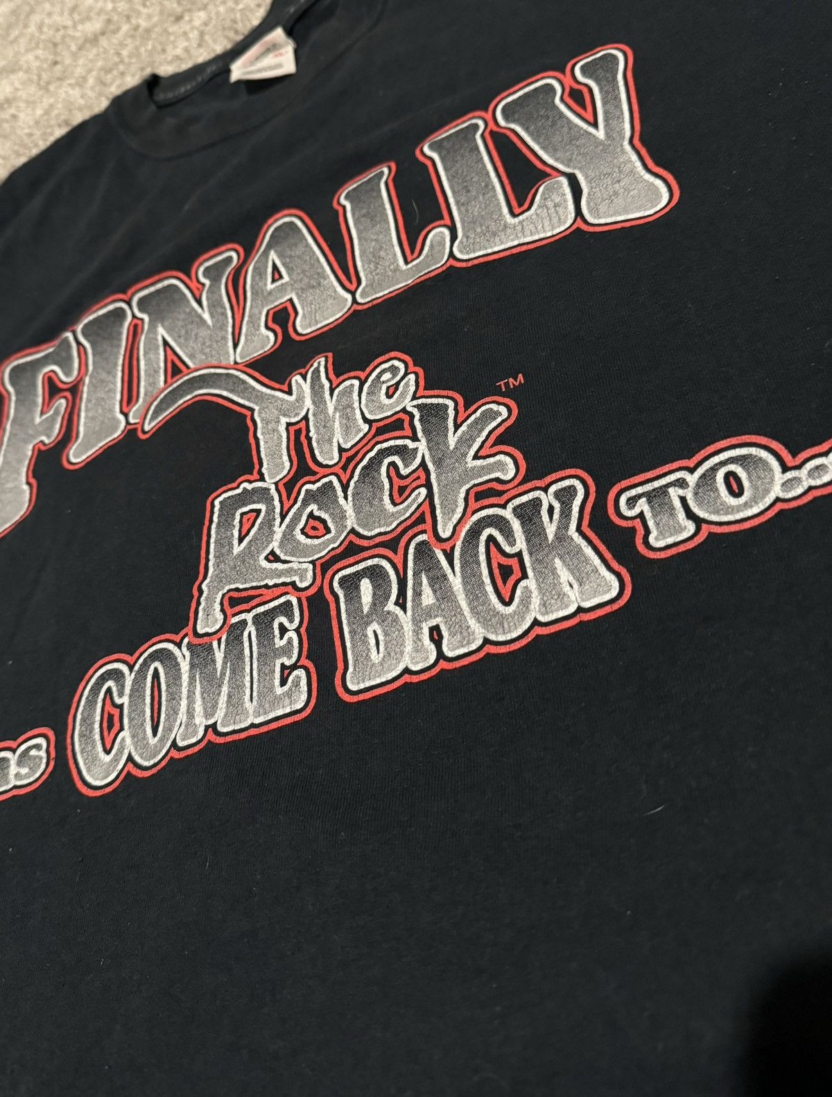 WWE × WWF WWF Finally the Rock Size US XL / EU 56 / 4 - 4 Thumbnail