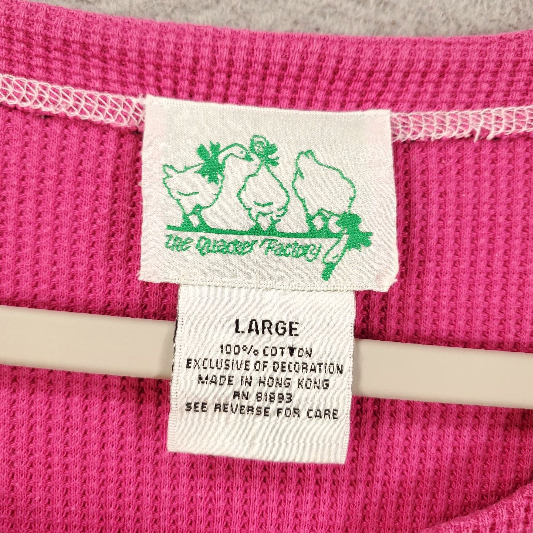 Quacker Factory Quaker Factory Holiday Christmas Tree Sweater Womens Large Waffle Knit Top Pink Size L / US 10 / IT 46 - 6 Thumbnail