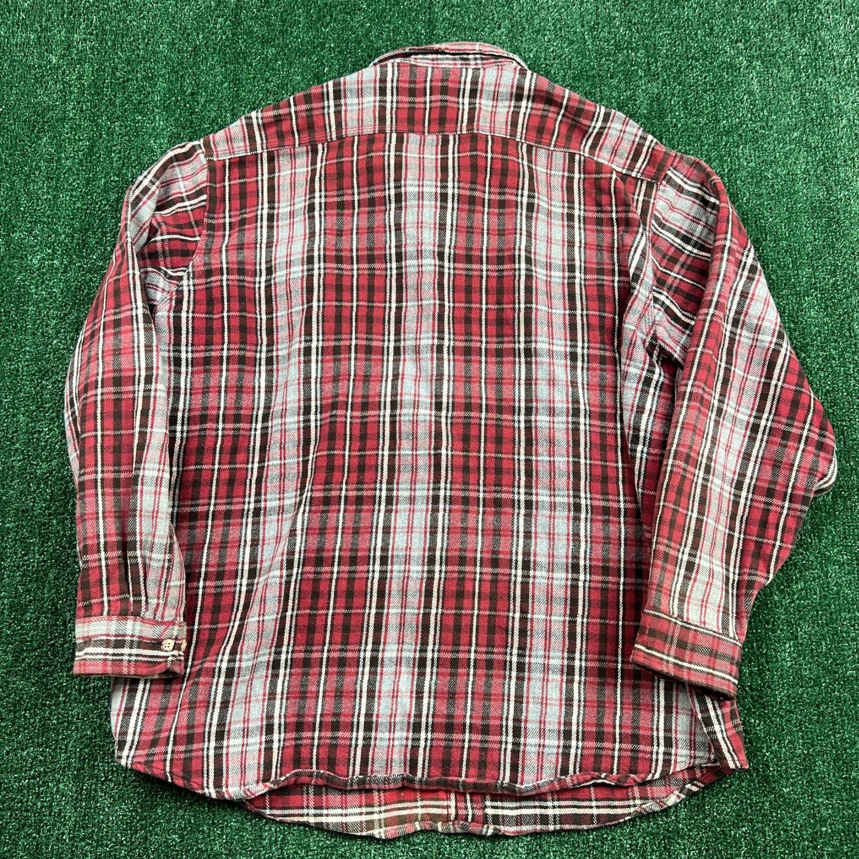 Carhartt VINTAGE Carhartt Plaid Flannel Button Up Shirt Mens XL Red 90s Heavyweight Long Sleeve Size US XL / EU 56 / 4 - 7 Thumbnail