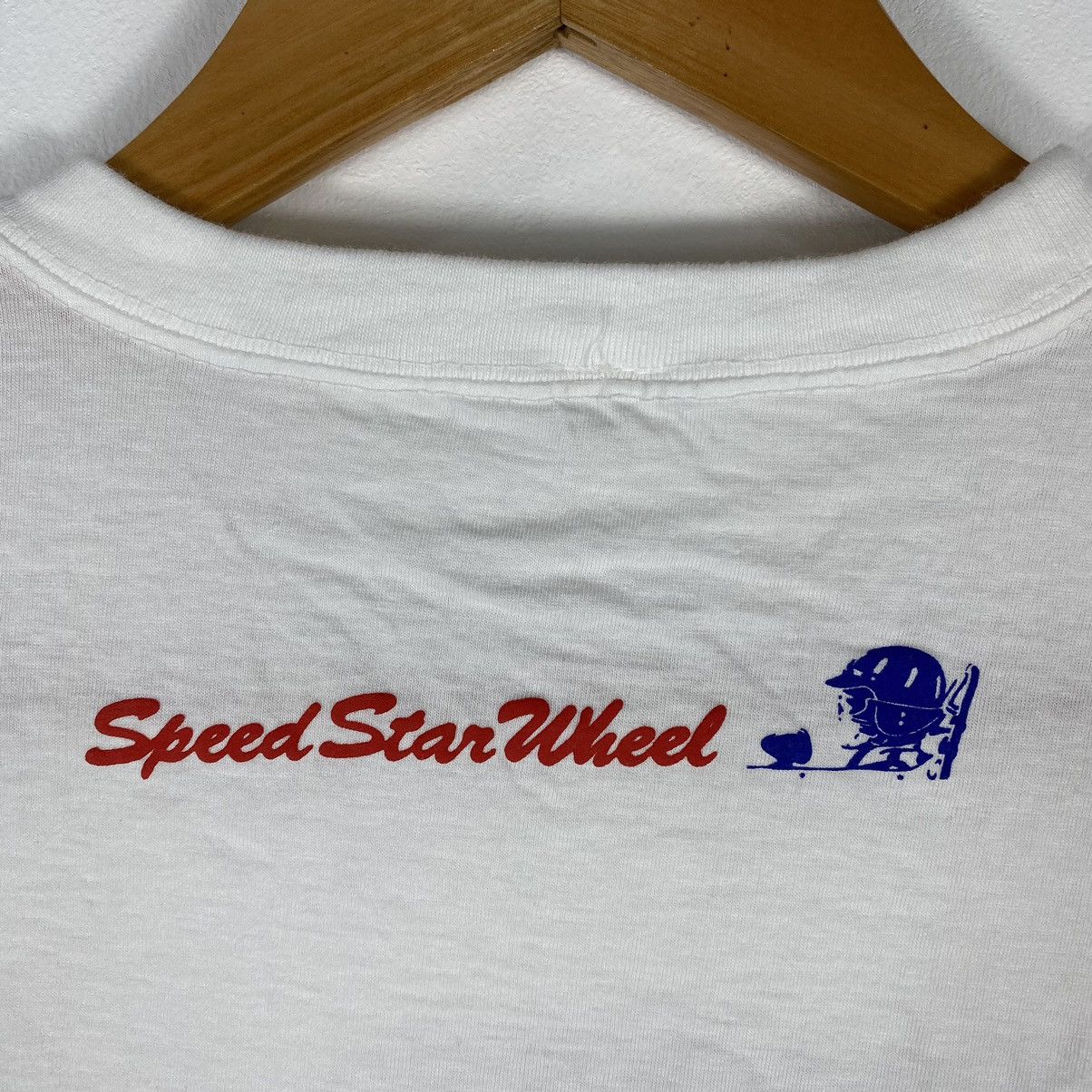 Vintage Vintage 80's SPEED STAR RACING Team Graphic Tee Shirt Size US L / EU 52-54 / 3 - 7 Thumbnail