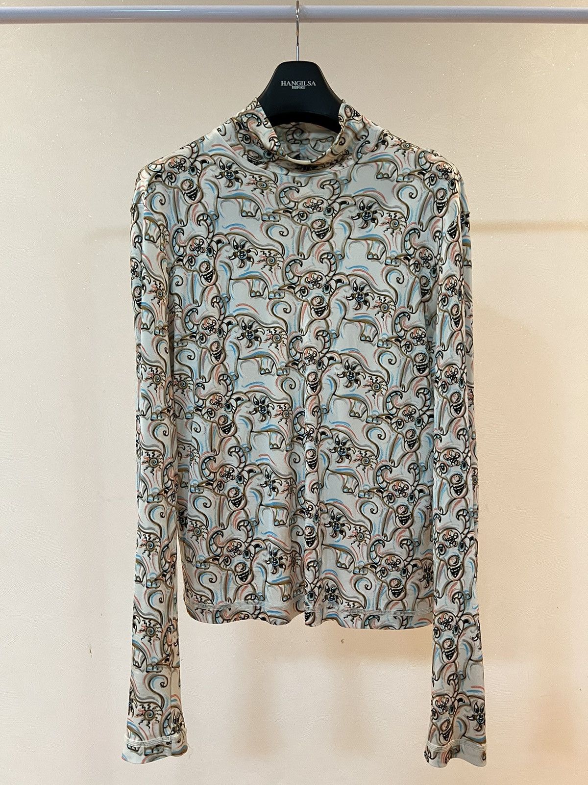 image of Dior X Kenny Scharf Mockneck Top, Men's (Size Small)