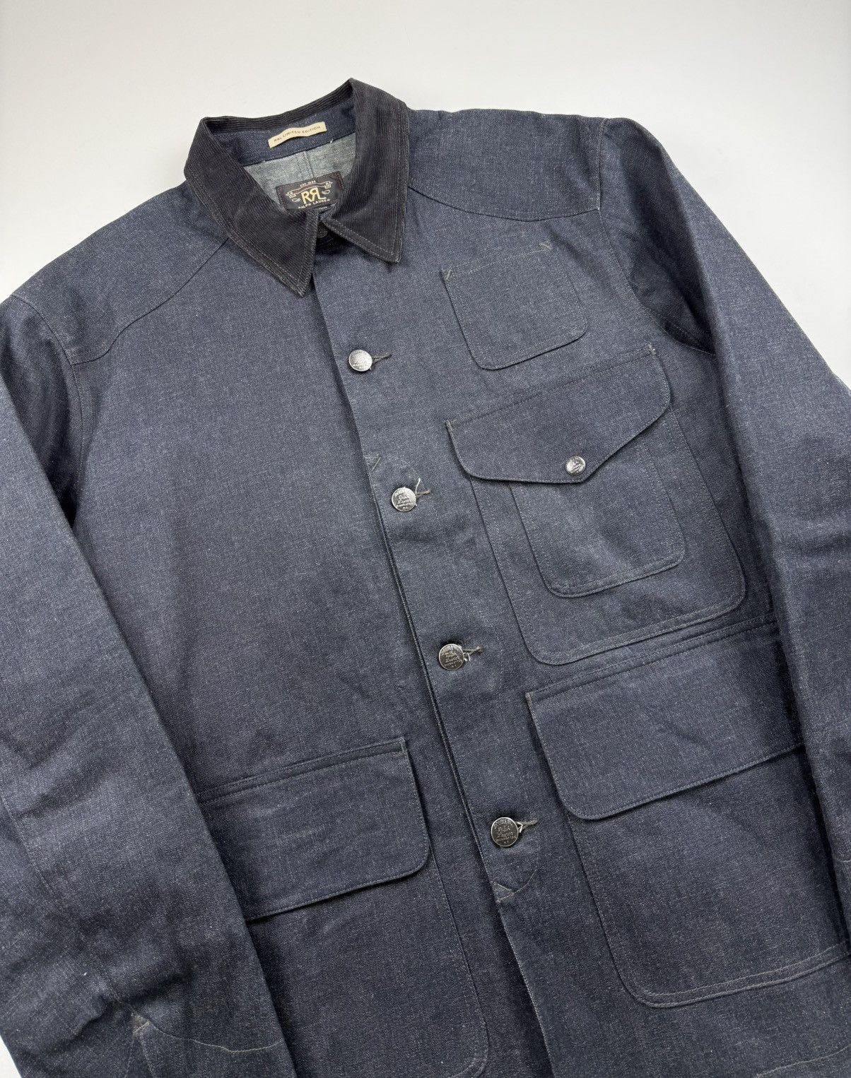 RRL Ralph Lauren Ralph Lauren RRL Limited Edition Rigid Hunting Jacket Size US XL / EU 56 / 4 - 5 Thumbnail