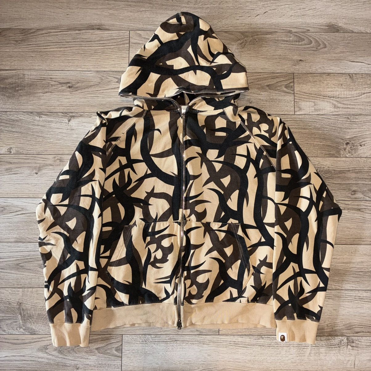 Bape tribal hoodie size M