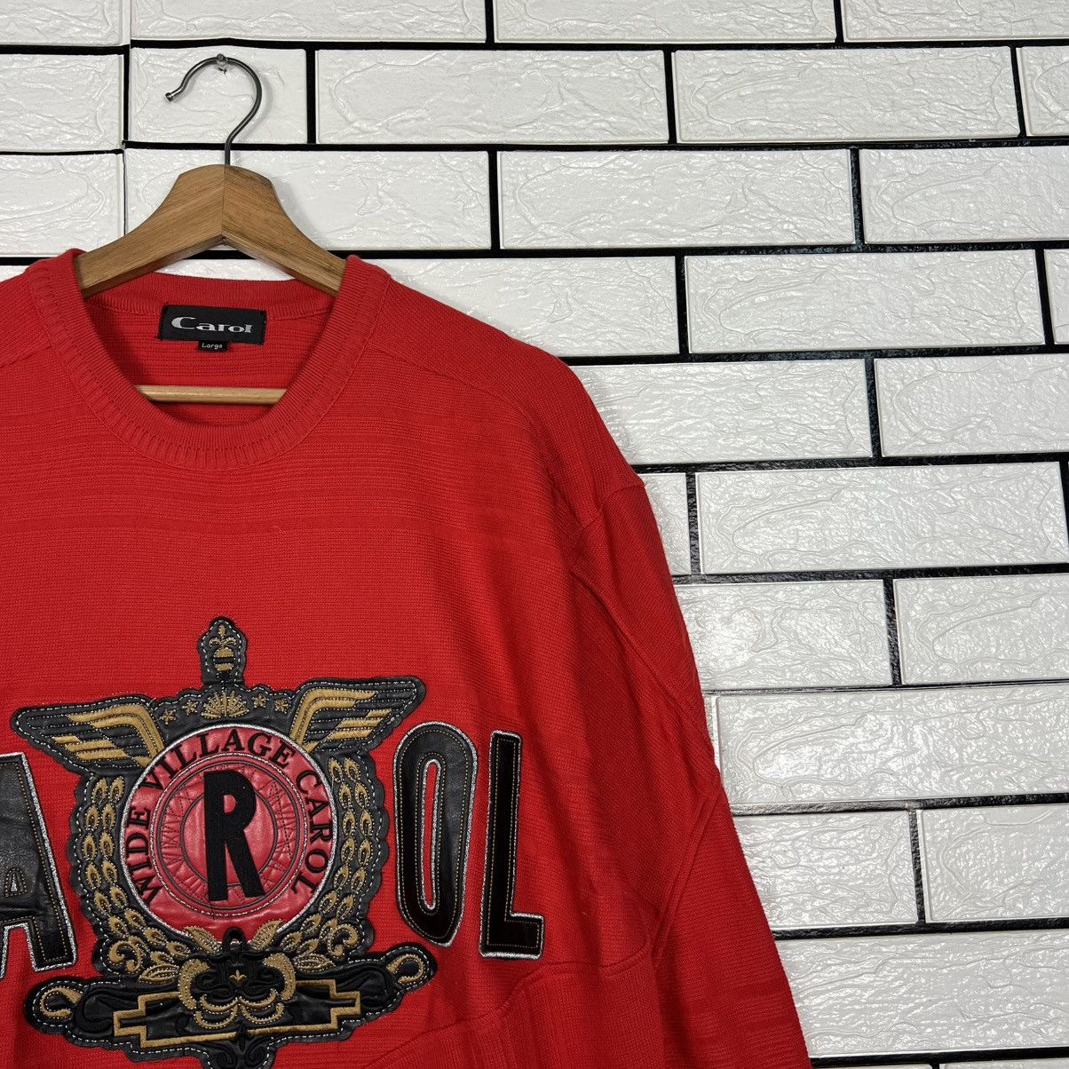 Vintage Wide Village CAROL Big Logo Crewneck Sweatshirt #4043-C184 Size US L / EU 52-54 / 3 - 5 Thumbnail