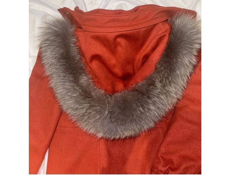 Loro Piana LORO PIANA A full sheep cashmere jacket with cotton lining Size S / US 4 / IT 40 - 5 Thumbnail