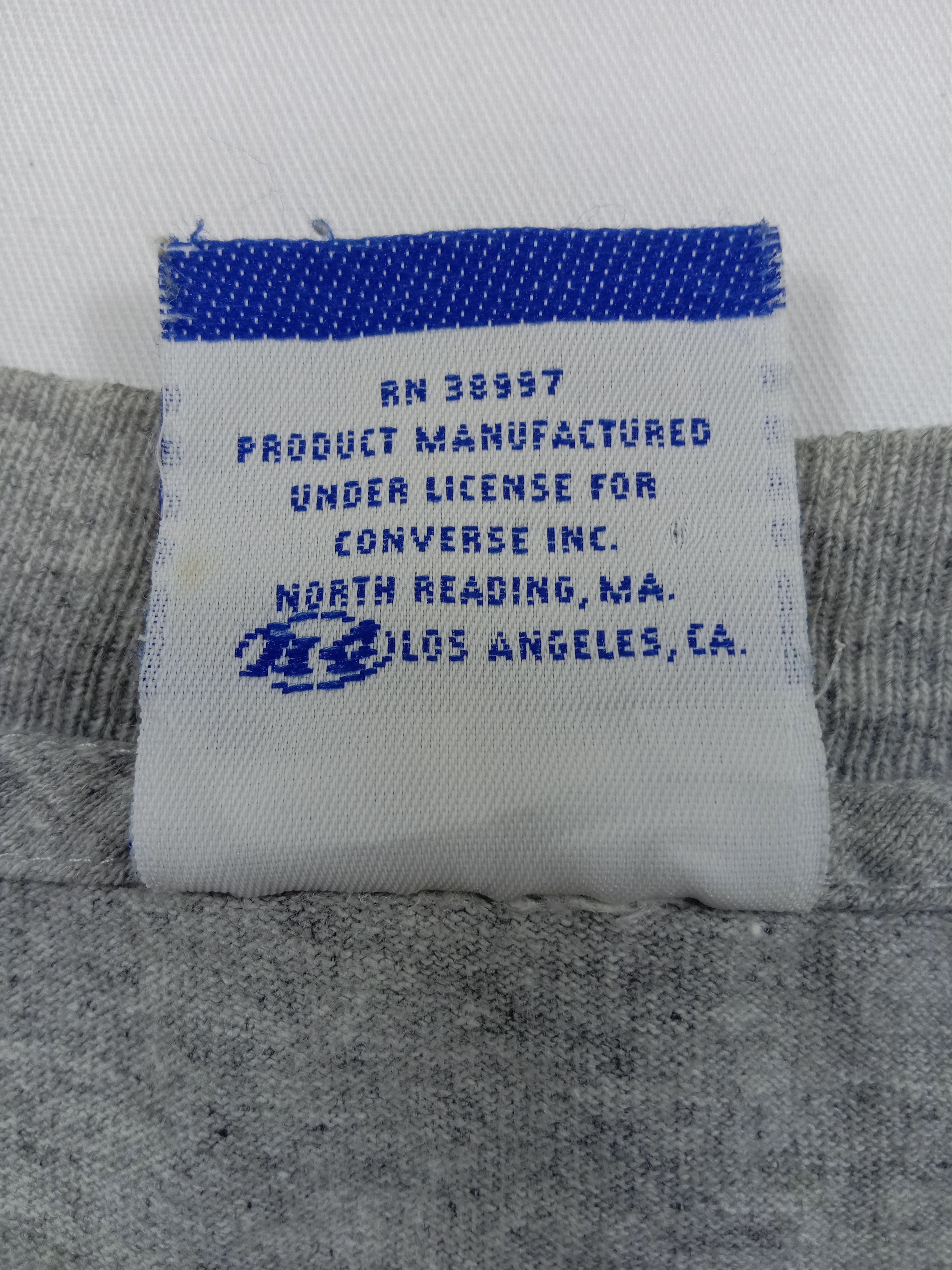 Converse Vintage 90s Converse All Star Big Logo T Shirt Size US XL / EU 56 / 4 - 6 Thumbnail