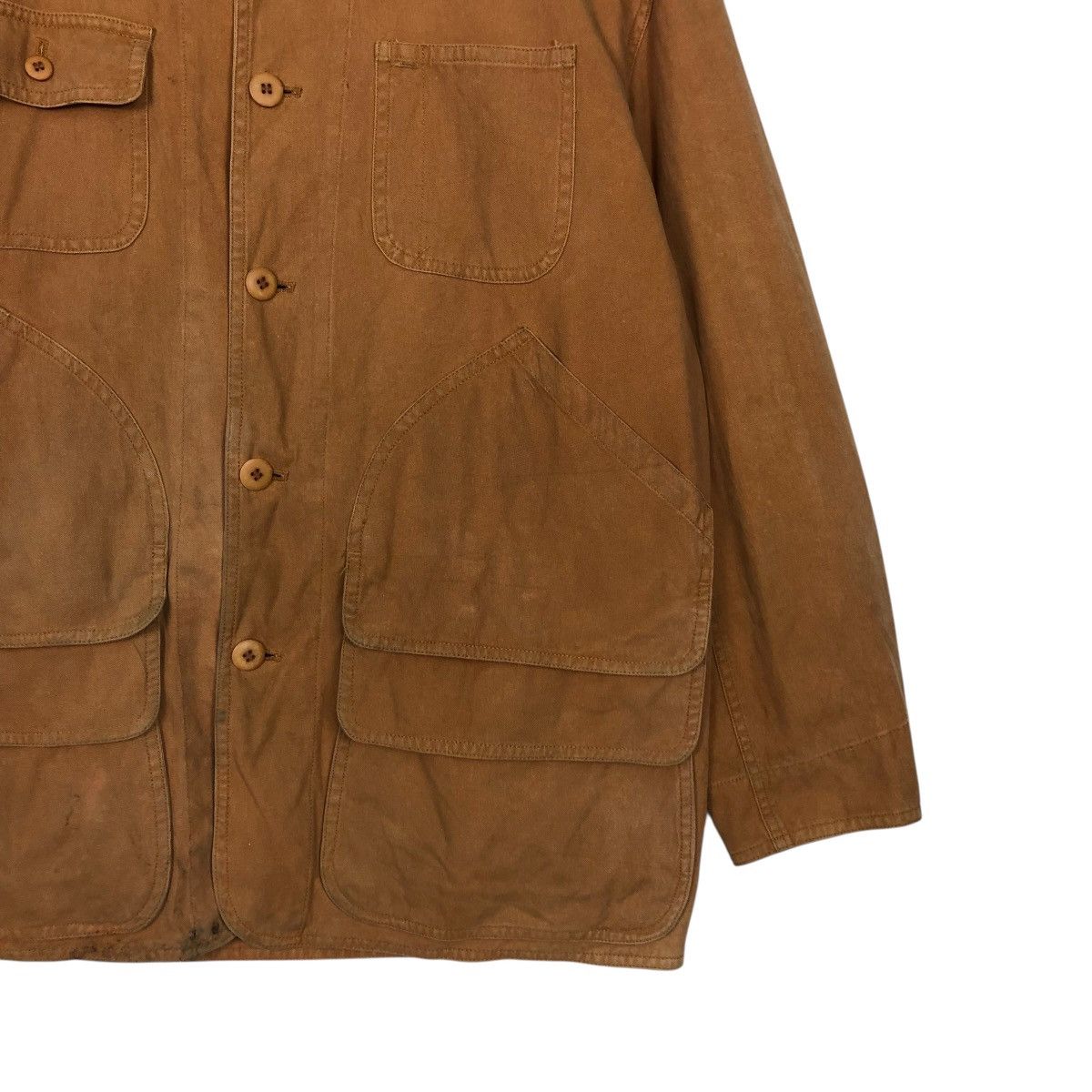 Japanese Brand 🔥RICH BROWN VINTAGE CHORE WORK JACKET ATLIERSAB ISSEY MIYAKE Size US M / EU 48-50 / 2 - 7 Thumbnail
