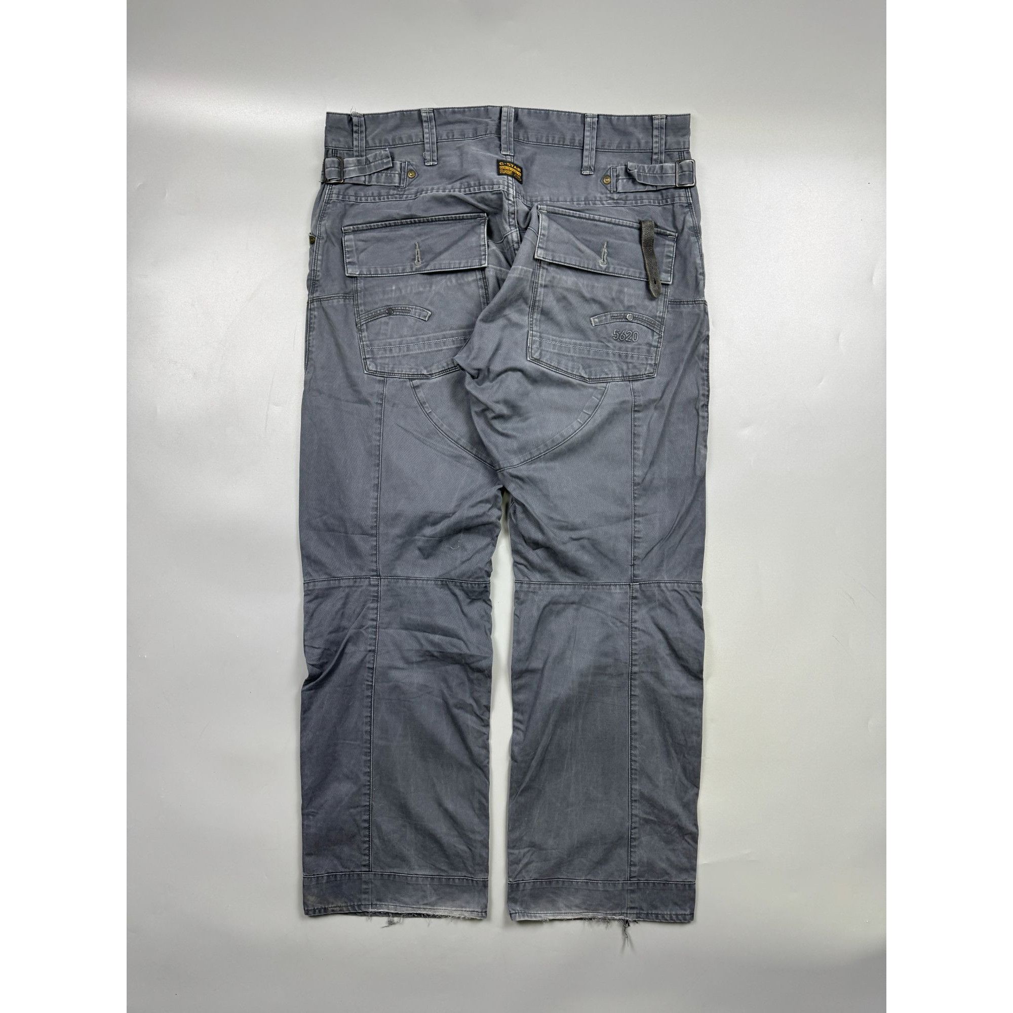 G-Star G-Star RAW Gray Cargo Pants (Y1192) Size US 35 - 11 Thumbnail