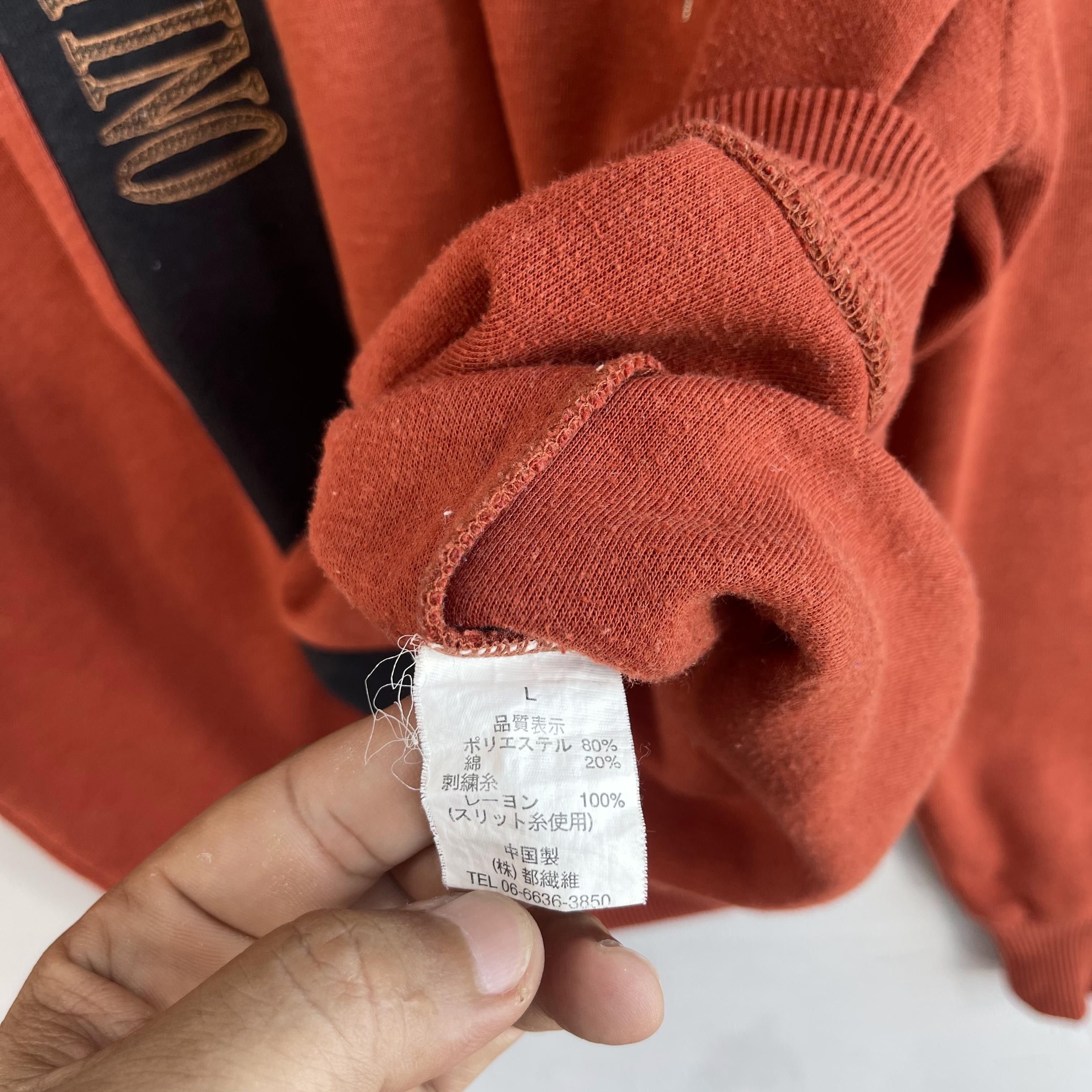 Japanese Brand × Vintage Vintage NICOLA VALENTINO Spellout Embroidery Sweatshirt Size US L / EU 52-54 / 3 - 5 Thumbnail