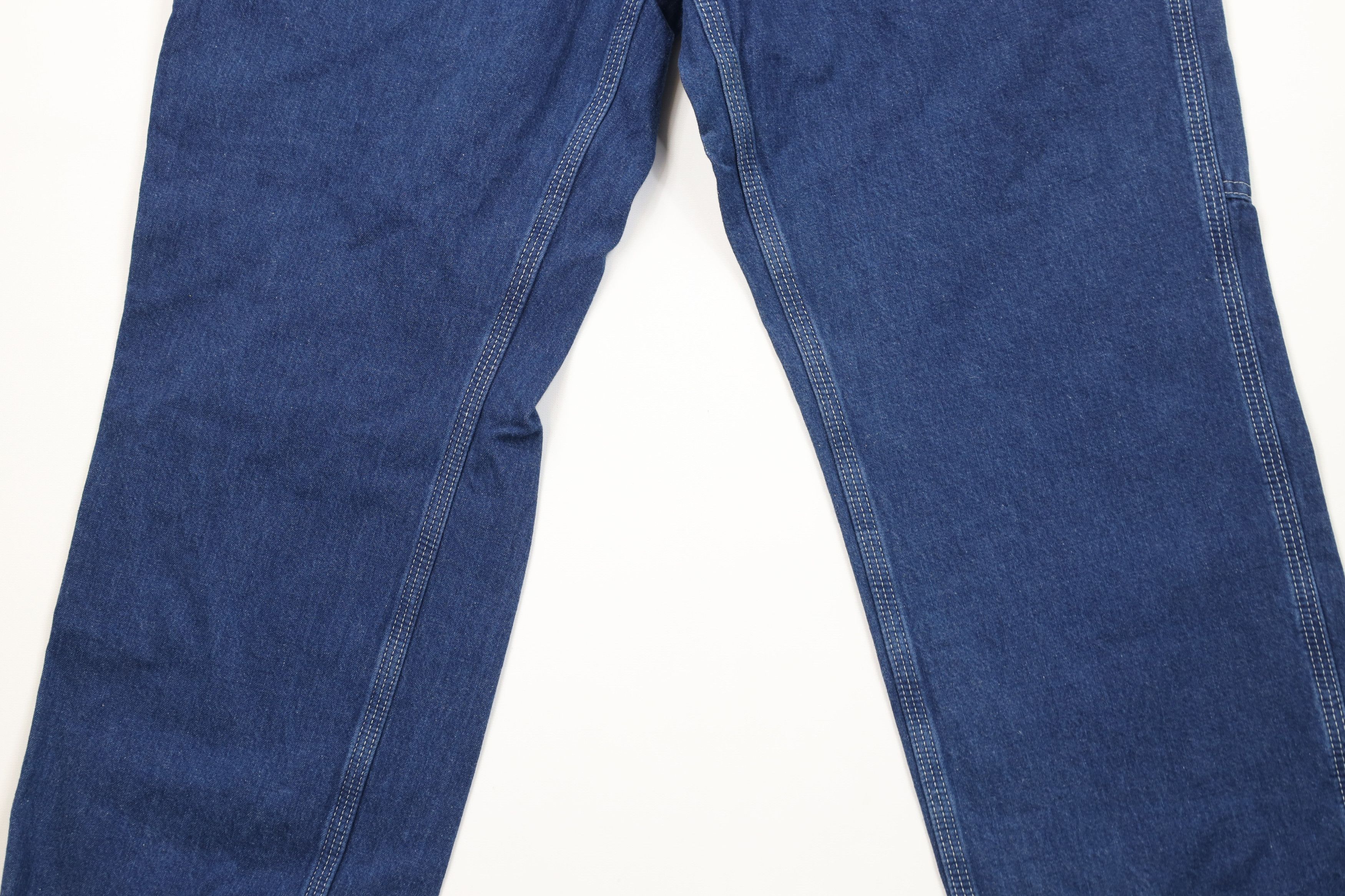 Carhartt Vintage Y2K Carhartt Wide Leg Dungaree Denim Jeans Blue Size US 34 / EU 50 - 3 Thumbnail