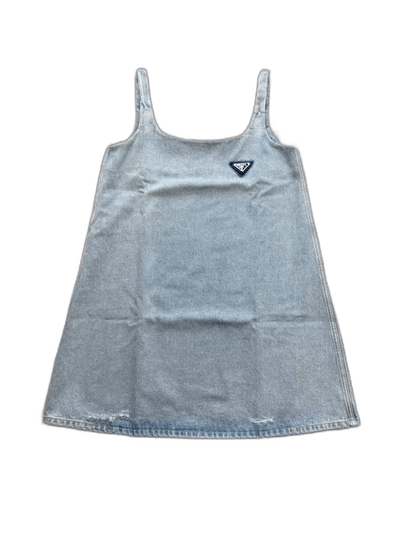 Prada Prada Denim Vest Dress Size 40 Size M / US 6-8 / IT 42-44 - 1 Thumbnail