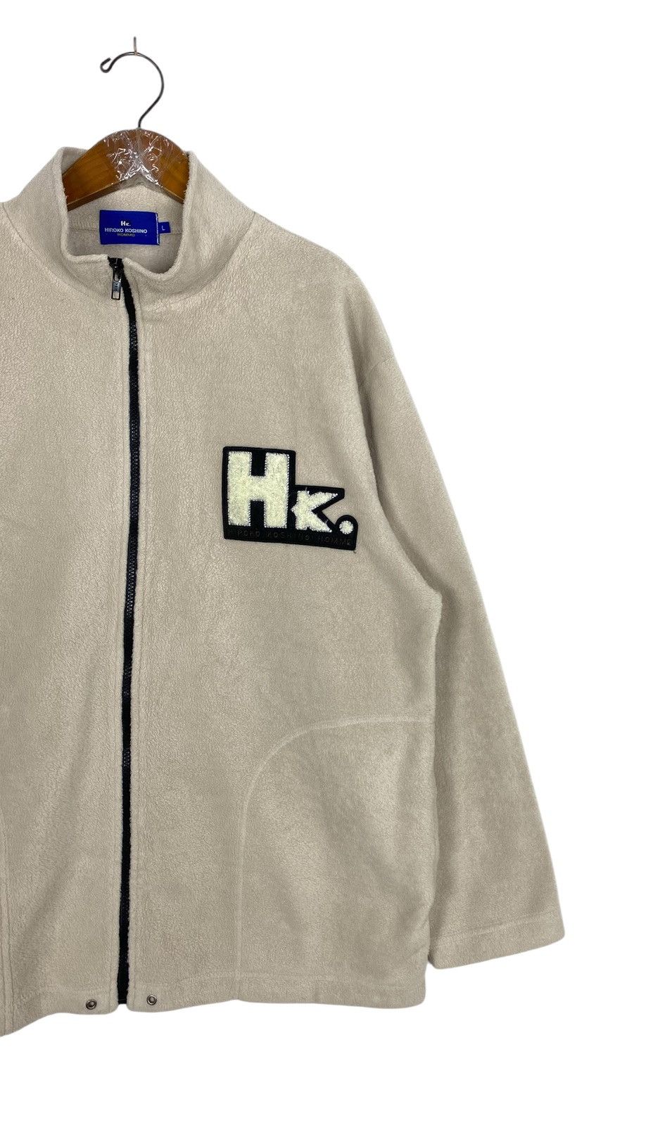 Hiroko Koshino Homme Rare‼️ Hiroko Koshino Homme Fleece Zipper Size US L / EU 52-54 / 3 - 3 Thumbnail