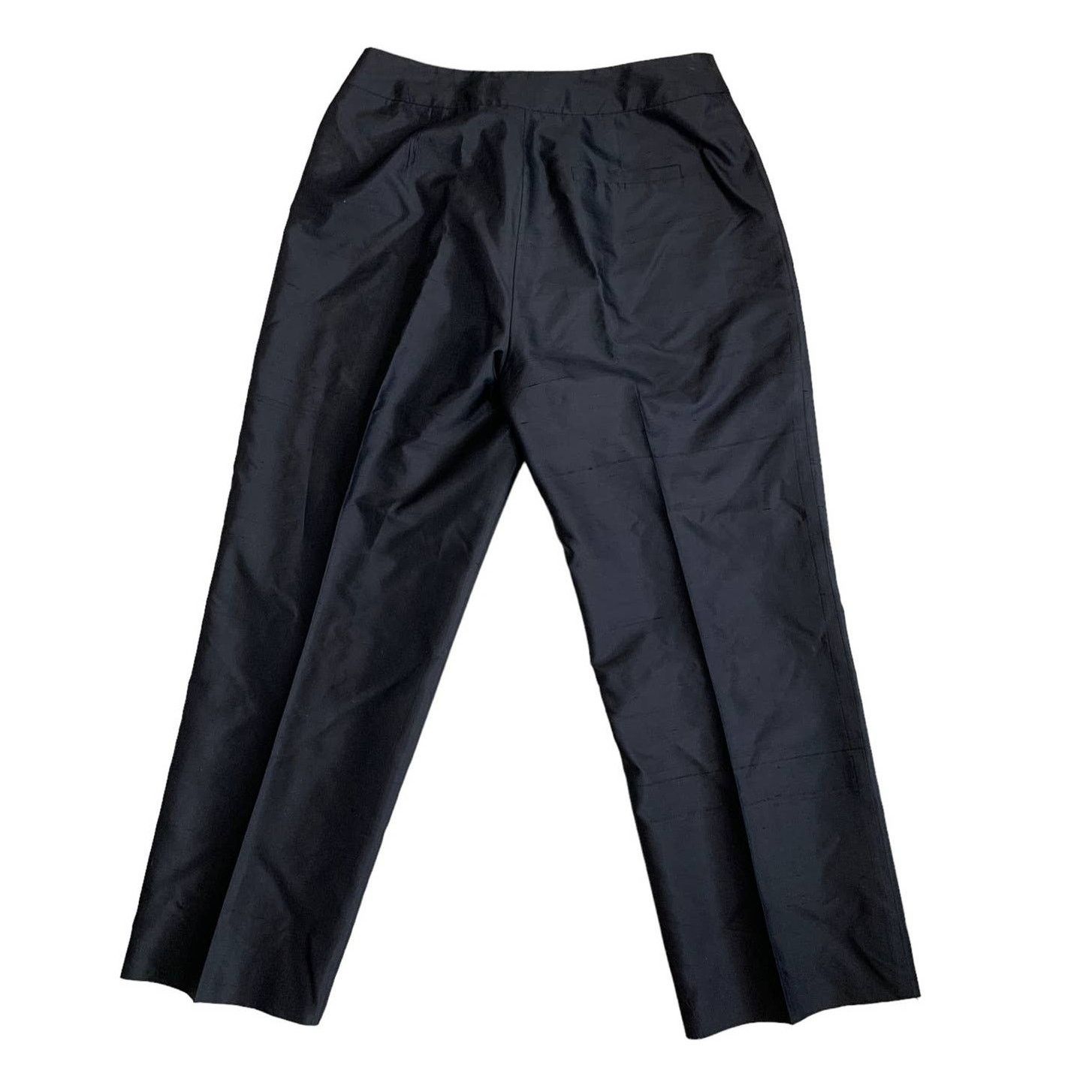 Willi Smith Willi Smith Silk Dress Pants Hi-Rise Black Lining women's 10 Size 32" / US 10 / IT 46 - 4 Thumbnail