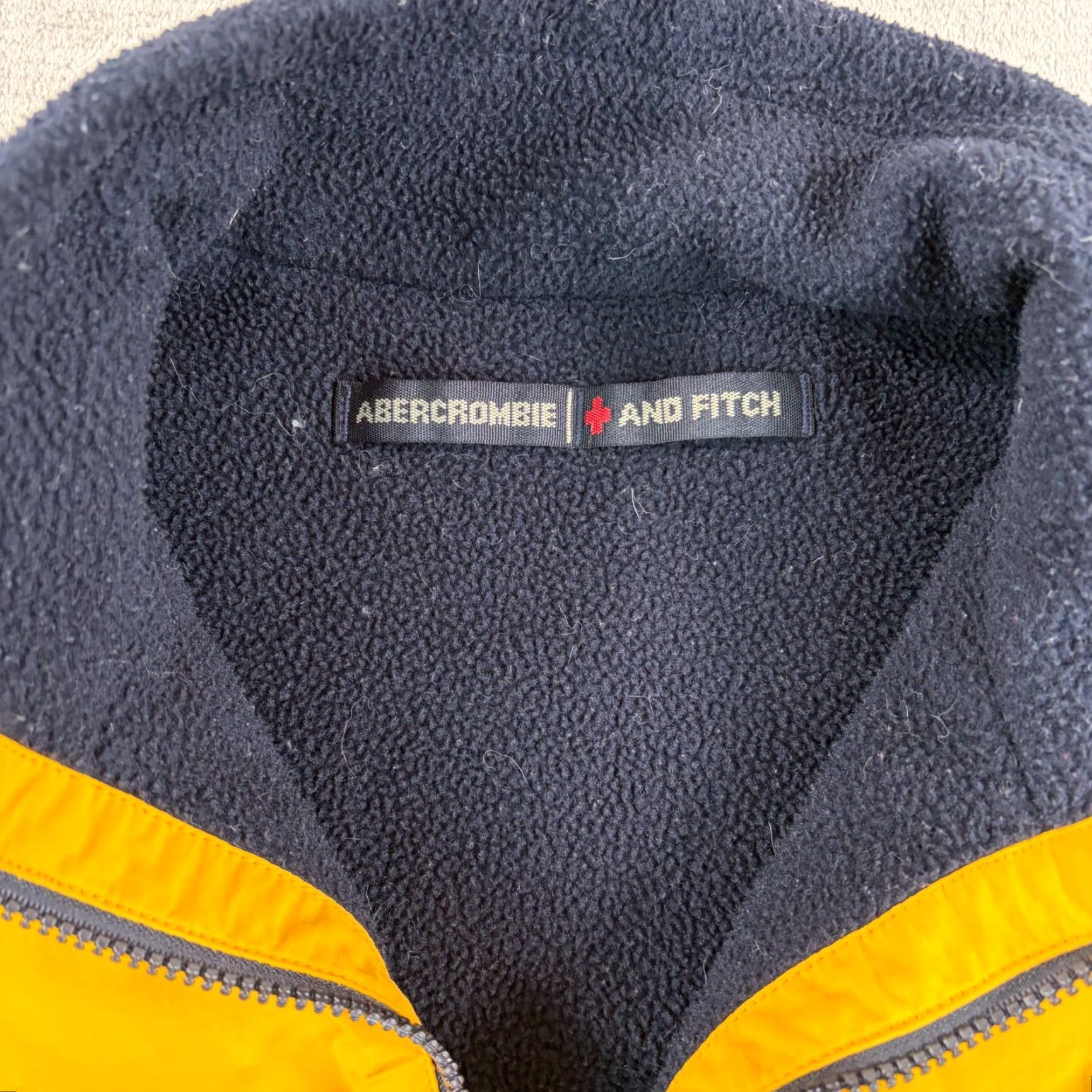 Abercrombie & Fitch VINTAGE Abercrombie & Fitch A92 Ski Jacket Men M Yellow Windbreaker Waterproof Fleece Lined Zipper Pockets 90s Outdoors Size US M / EU 48-50 / 2 - 3 Thumbnail