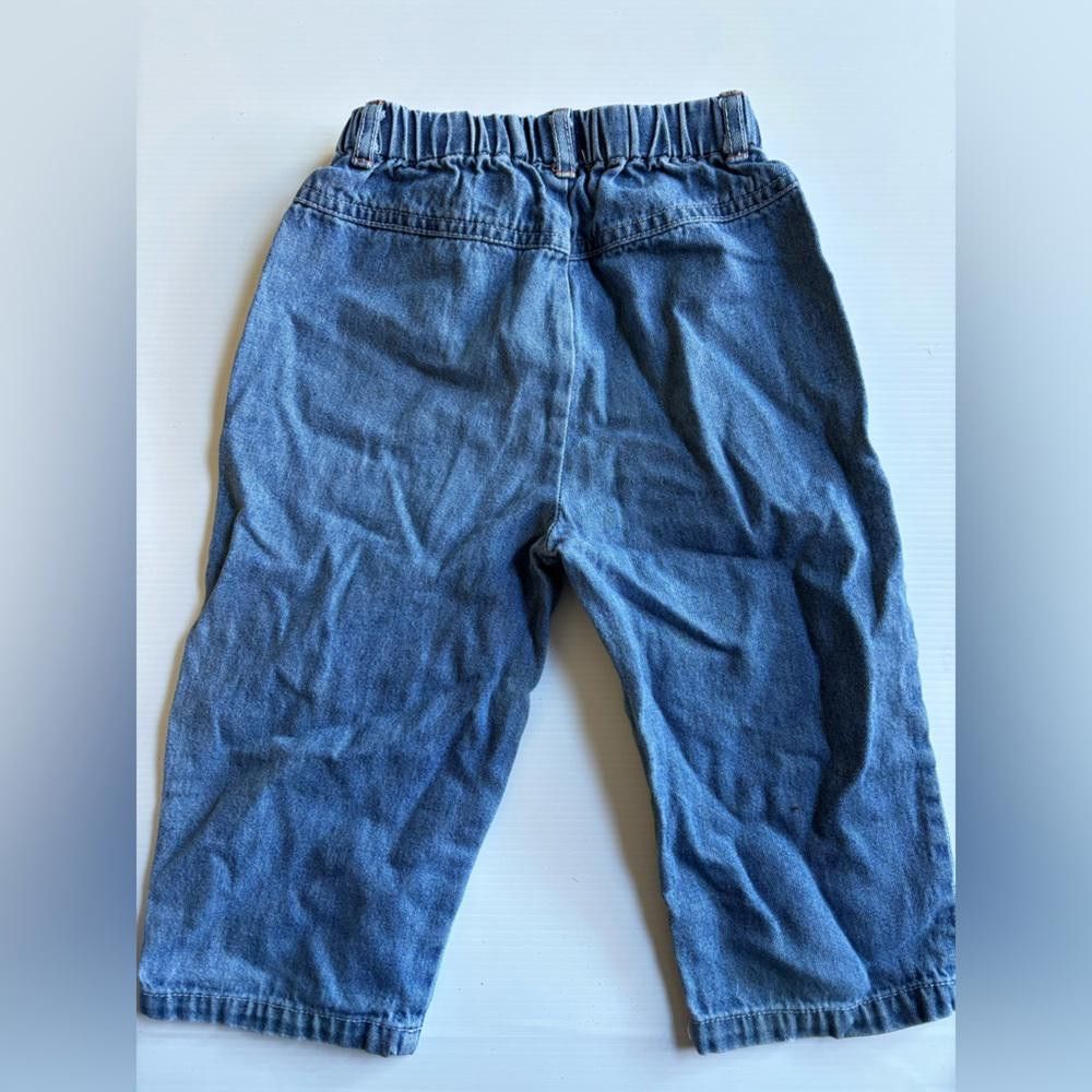 Designer Vintage Hippo Embroidered Jeans Size US 26 / EU 42 - 2 Thumbnail