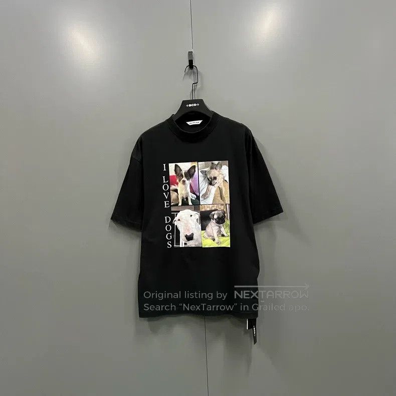 Balenciaga Balenciaga Dog Pattern Printed Short Sleeve Size US XS / EU 42 / 0 - 1 Thumbnail
