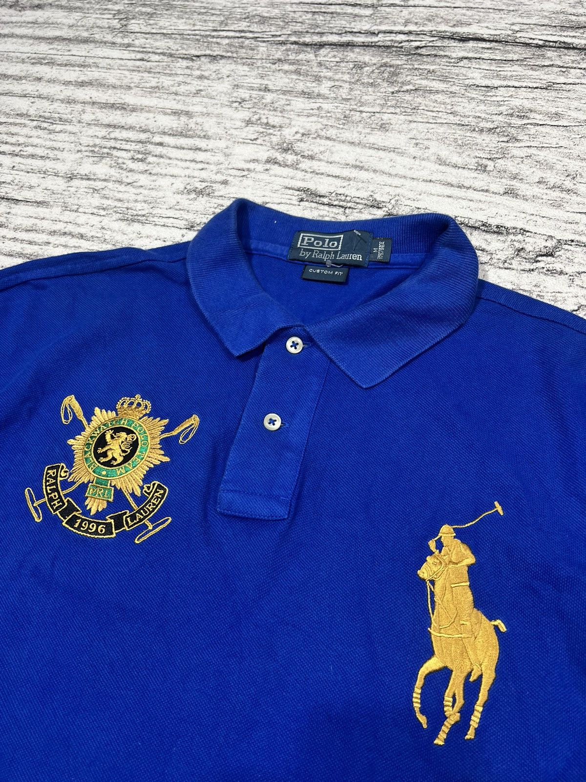 Number (N)ine 2000s Polo Team RL Chief Keef Embroidery Polo Shirt y2k Lgb Size US M / EU 48-50 / 2 - 2 Thumbnail