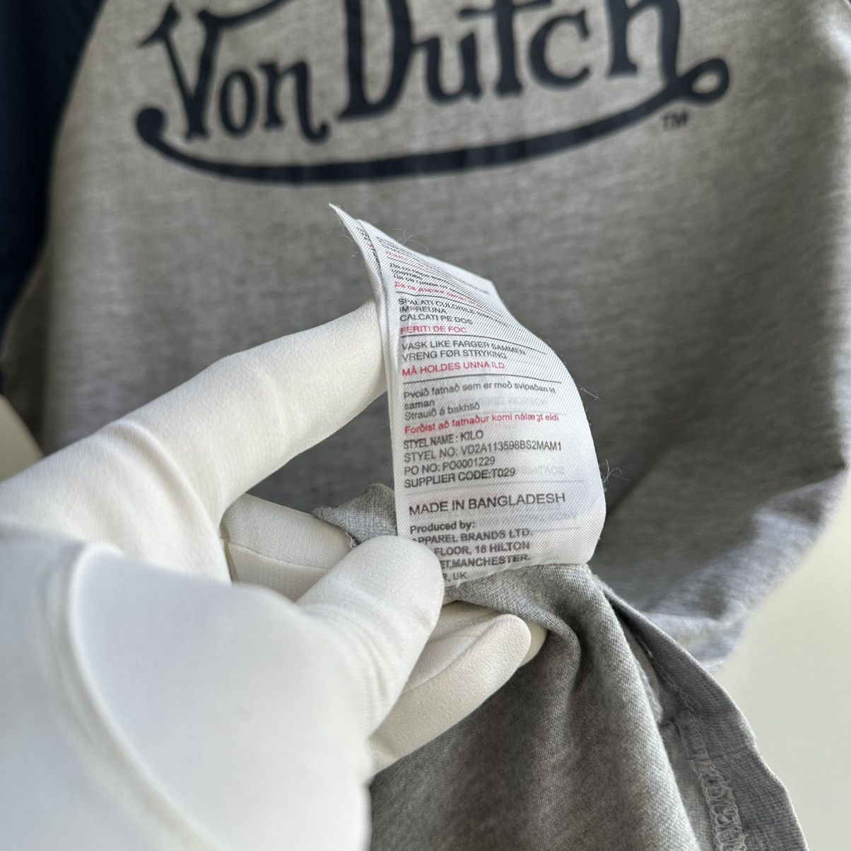 Vintage × Von Dutch VINTAGE Y2K VON DUTCH BIG LOGO TEE Size US L / EU 52-54 / 3 - 10 Thumbnail