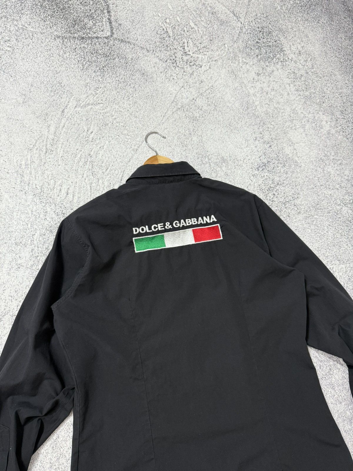 Dolce & Gabbana × Vintage Dolce & Gabbana Black Shirt Big Logo AVANTGARDE Y2K Size US XL / EU 56 / 4 - 11 Thumbnail