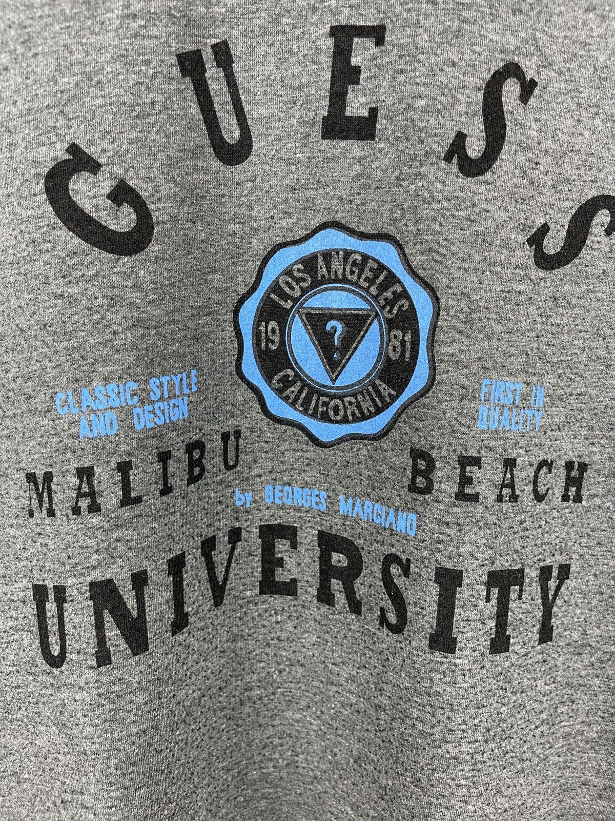 Georges Marciano Guess Malibu Beach University by Georges Marciano 90s tee Size US L / EU 52-54 / 3 - 8 Thumbnail