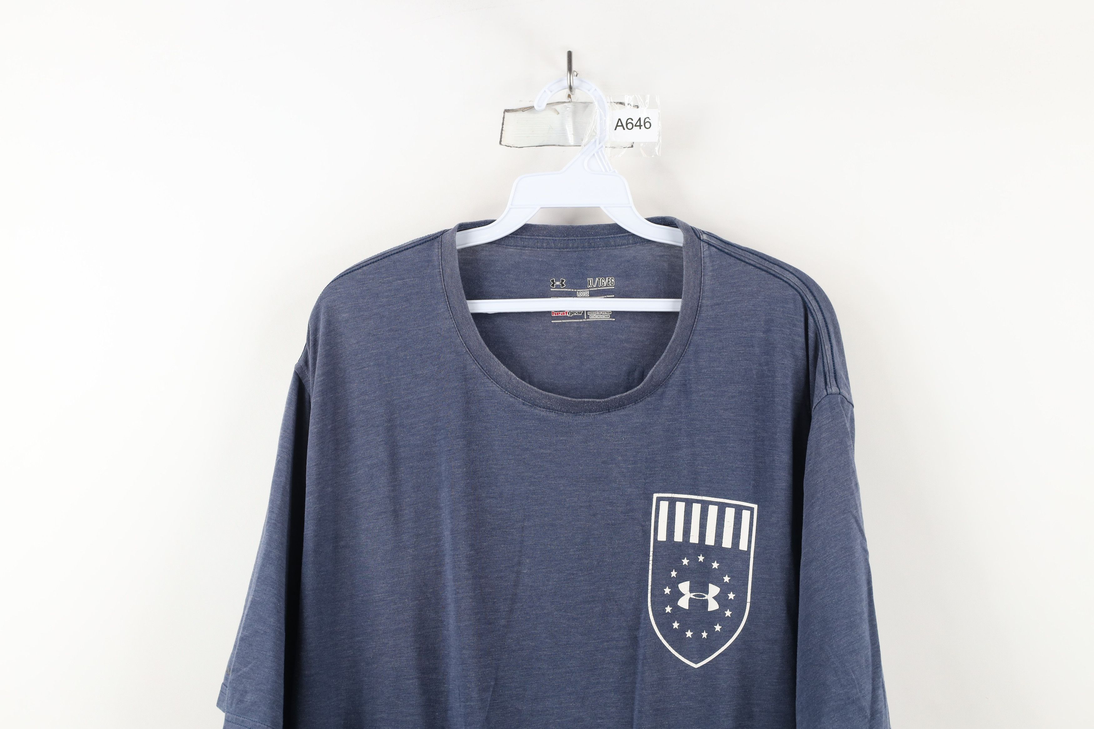 Under Armour × Vintage Under Armour Operation Freedom Military Short Sleeve T-Shirt Size US XL / EU 56 / 4 - 2 Thumbnail