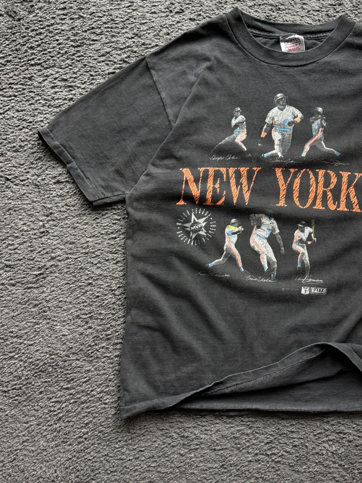 MLB Vintage 90s New York Mets MLB T-shirt (Darryl Strawberry) Size US XL / EU 56 / 4 - 3 Thumbnail