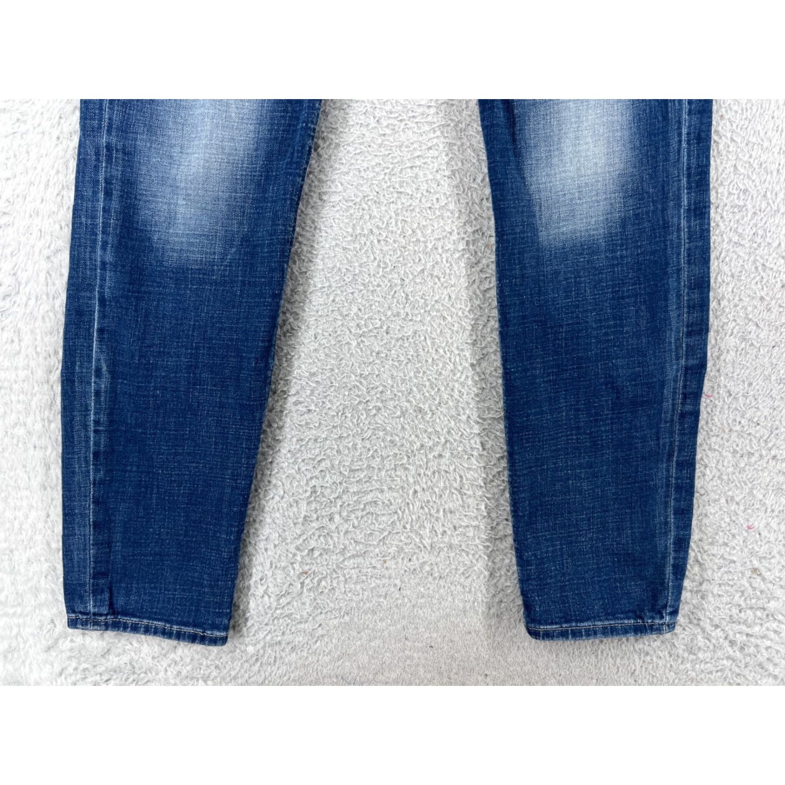Lucky Brand Lucky Brand Jeans Juniors 4 Blue Denim Bridgette Skinny Ankle 21x25 Button Zipper Waist 25 in Cotton Blend Women's Modern USA Size 27" / US 4 / IT 40 - 6 Thumbnail