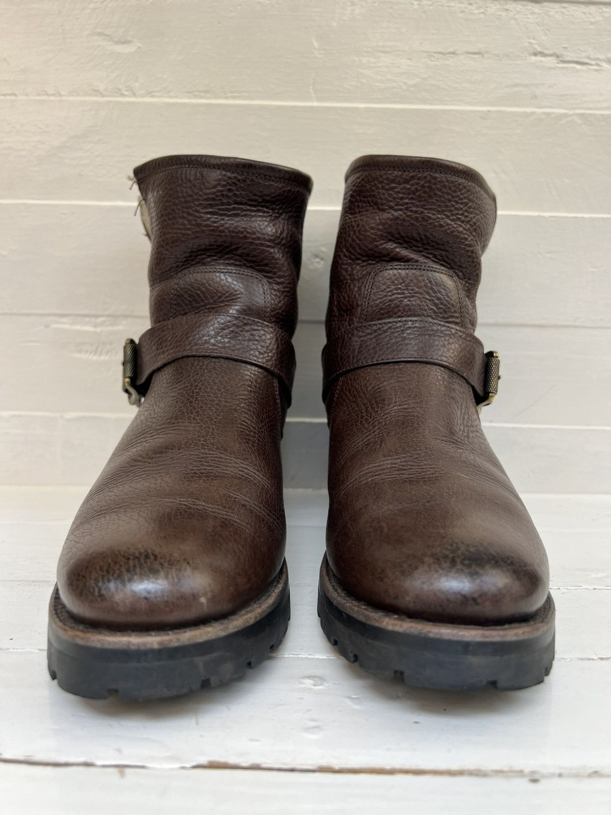 Frye Frye Natalie Shearling lined Brown leather Boots Size US 7.5 / IT 37.5 - 5 Thumbnail
