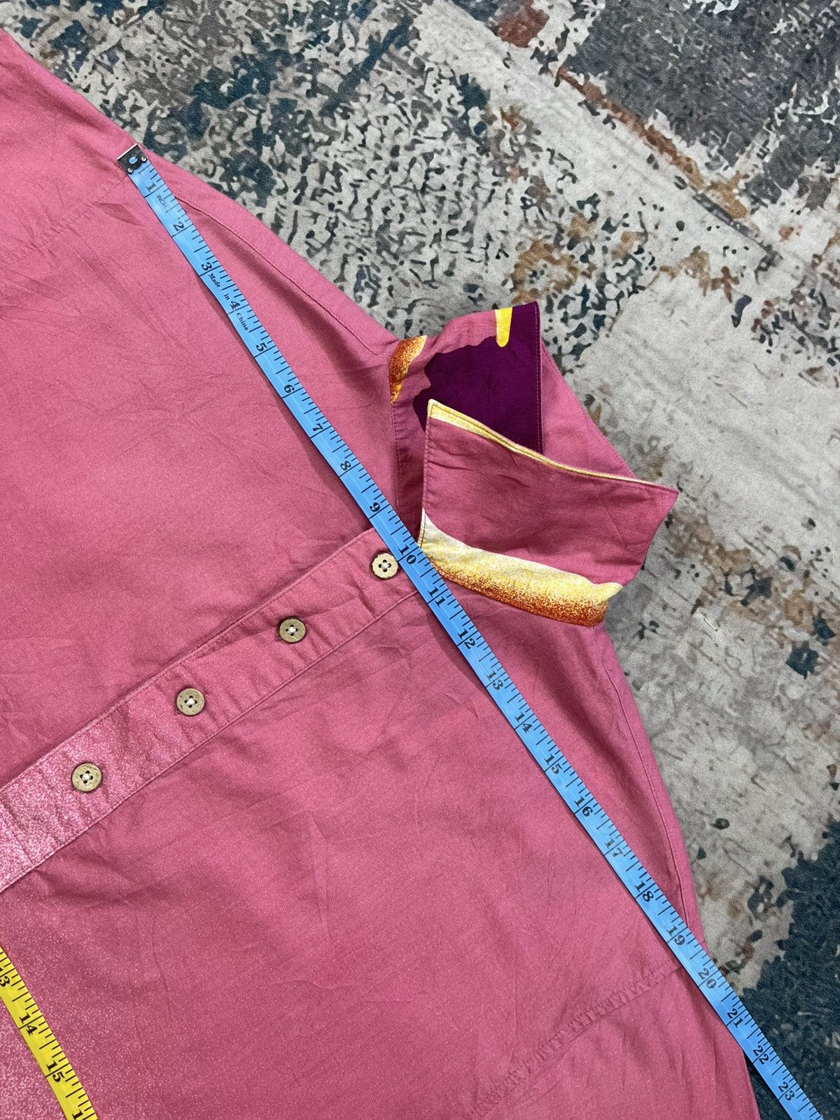 Vintage Vtg Half Button Landscape Hawaii Polo Shirt Size US M / EU 48-50 / 2 - 7 Thumbnail