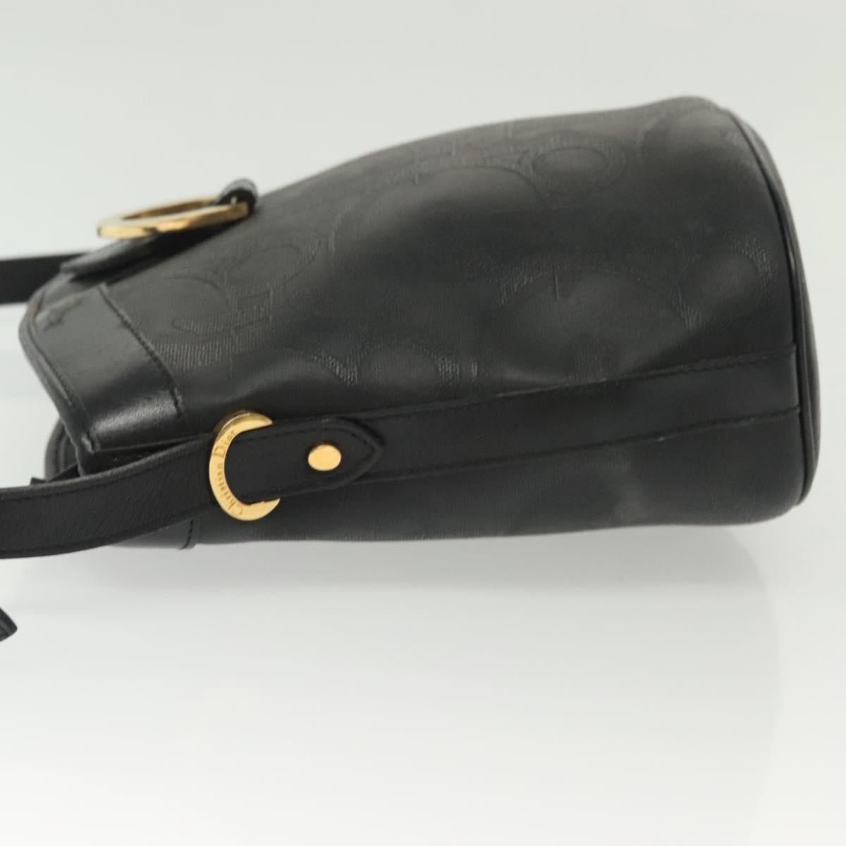 Dior DIOR Trotter Canvas Shoulder Bag Black Gold Size ONE SIZE - 5 Thumbnail