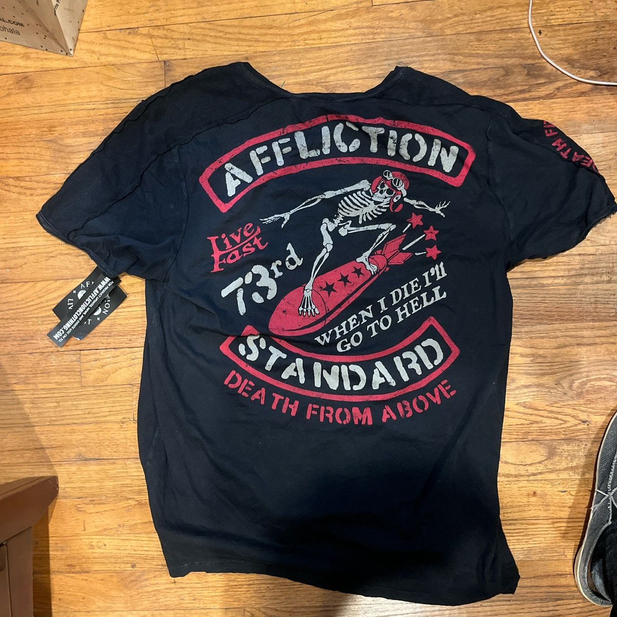Affliction Affiction bombs away t shirt Size US XXL / EU 58 / 5 - 2 Thumbnail