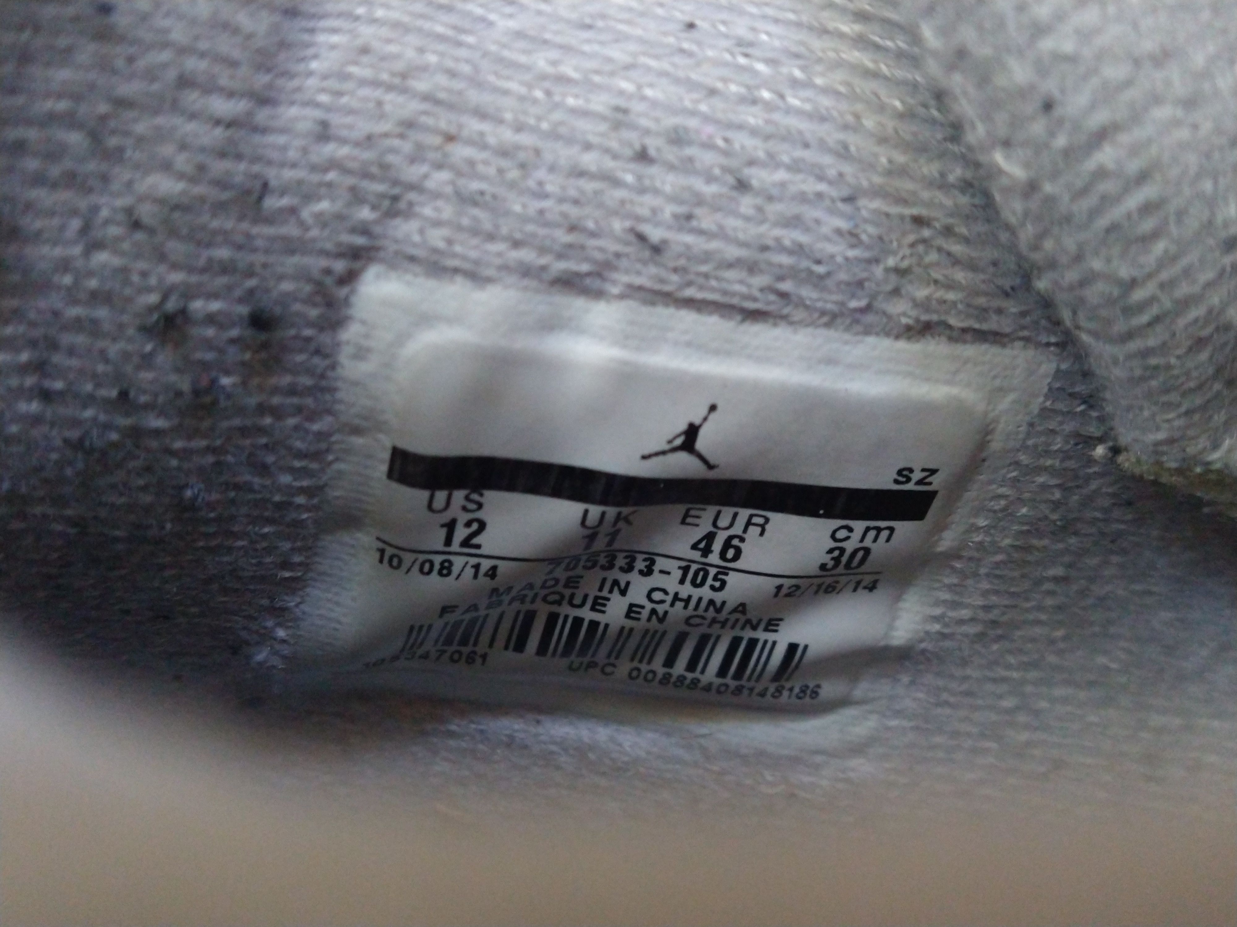 Jordan Brand × Nike Nike Air Jordan 4 Retro 30th Anniversary Laser 12 705333-105 Size US 12 / EU 45 - 8 Thumbnail