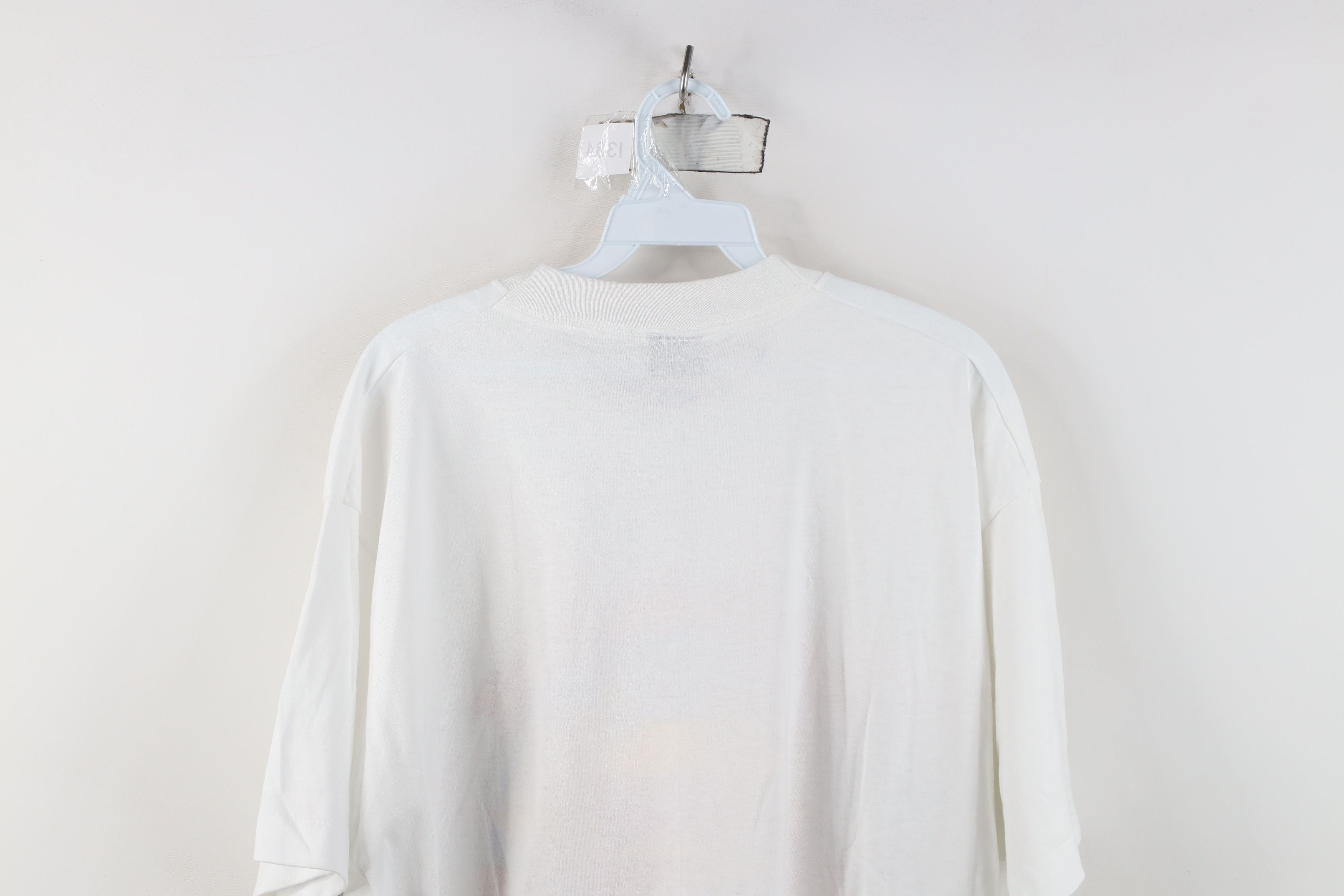 Vintage Vintage 80s 90s Streetwear Union Singer T-Shirt White USA Size US XL / EU 56 / 4 - 11 Thumbnail