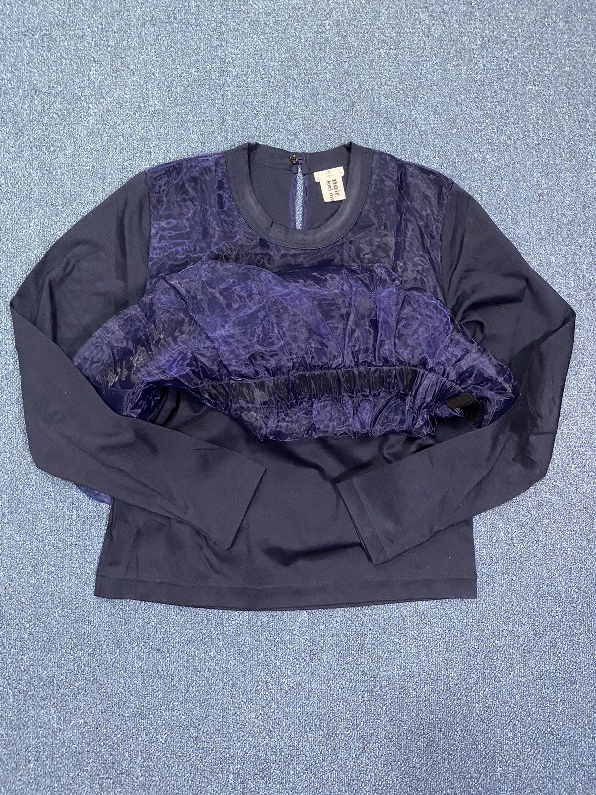 Comme des Garcons CDG NOIR DOUBLE LAYER SHIRT Size S / US 4 / IT 40 - 3 Thumbnail