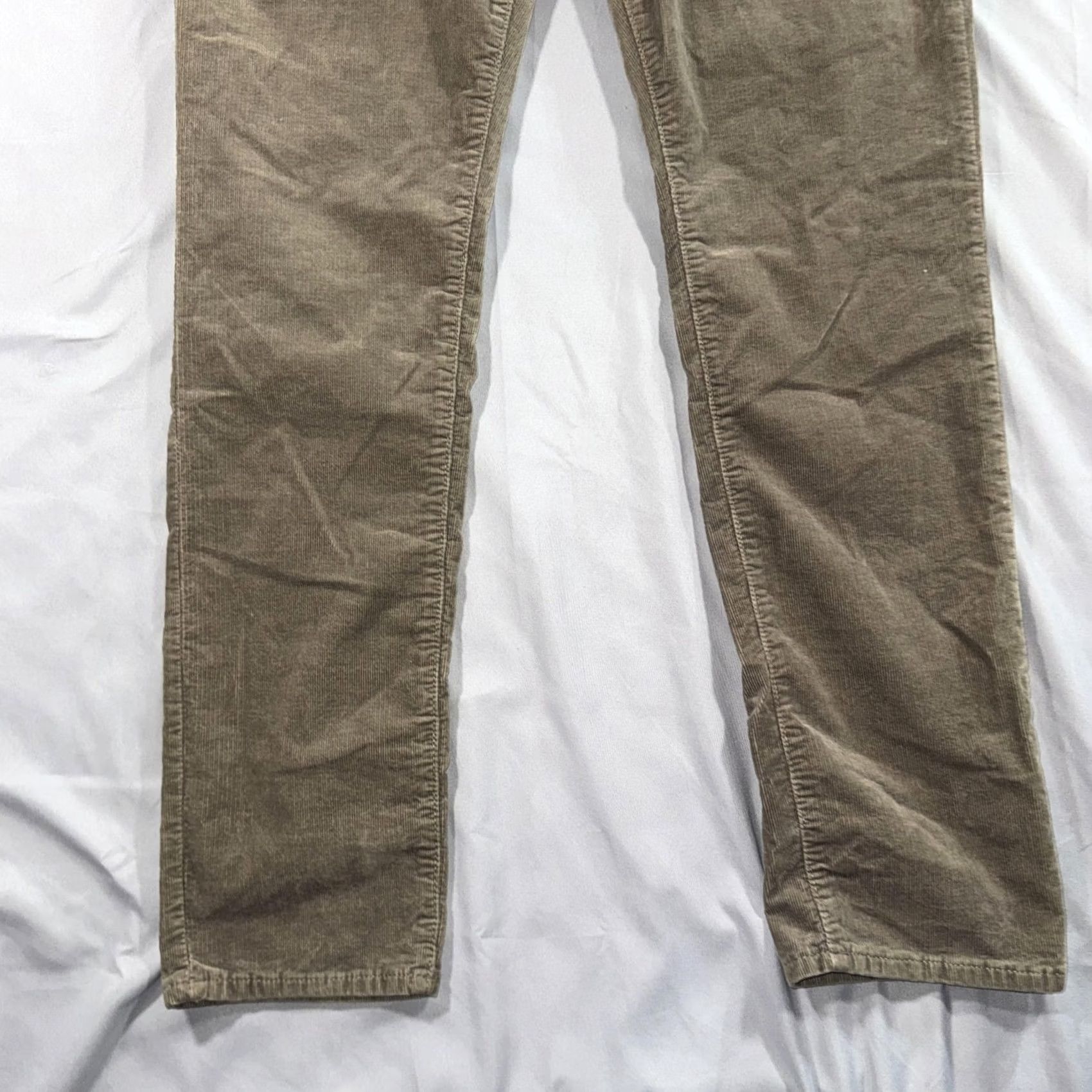 Todd Snyder VINTAGE Todd Snyder Pants Mens 32x32 Beige Stretch Corduroy 5 Pocket Khakis Size US 32 / EU 48 - 5 Thumbnail