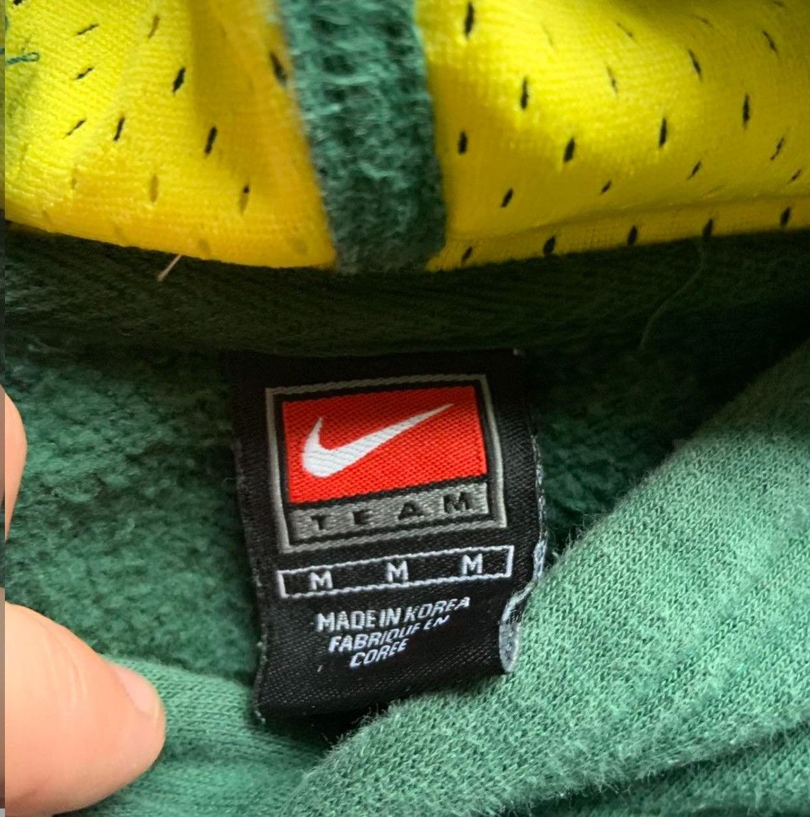 Nike × Vintage Green University of Oregon Center Swoosh Hoodie Size US M / EU 48-50 / 2 - 3 Thumbnail