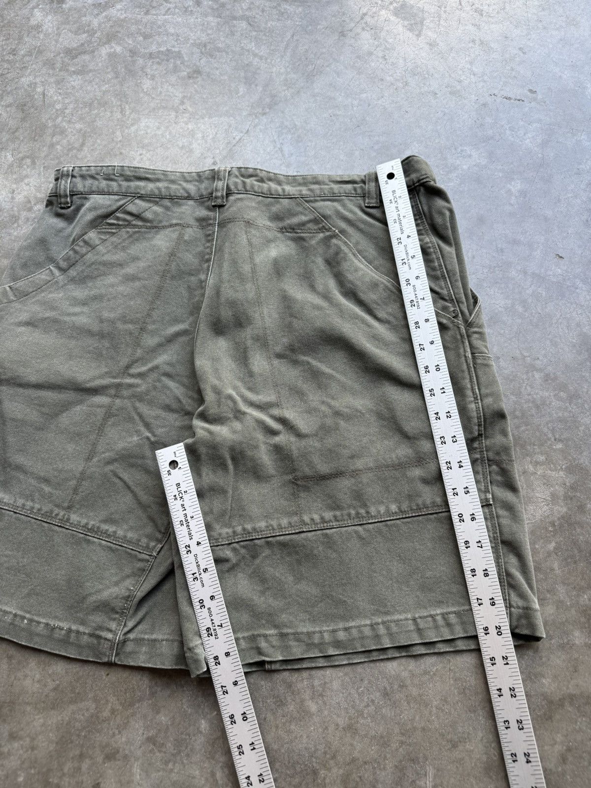 Carhartt Vintage 90’s/00’s Carhartt Double Knee Style Canvas Jorts Size US 36 / EU 52 - 6 Thumbnail