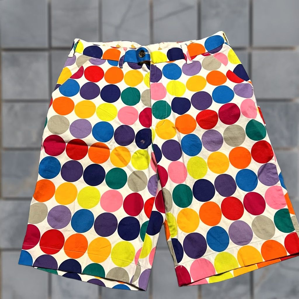 Vintage Loud Mouth Golf Shorts Mens 32 Wild Dots All Over Print Long Size US 32 / EU 48 - 1 Thumbnail