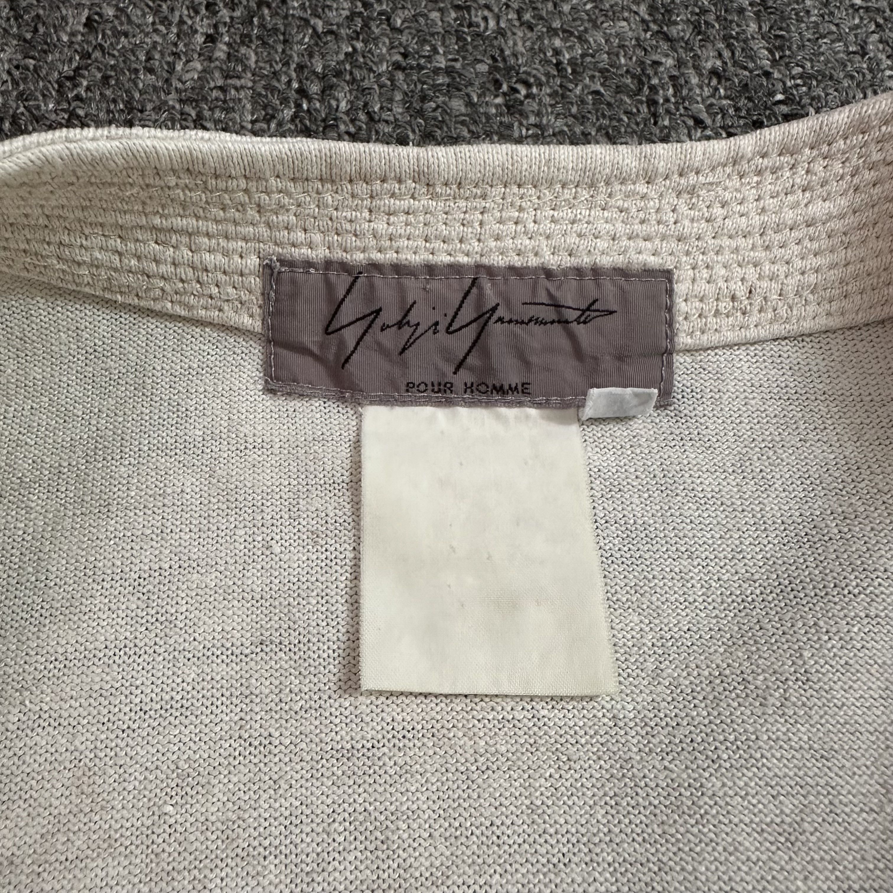 Yohji Yamamoto Yohji Yamamoto Pour Homme Vneck Size US M / EU 48-50 / 2 - 3 Thumbnail
