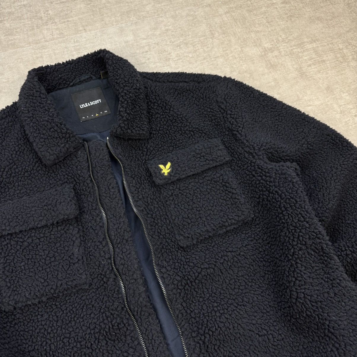Lyle & Scott Lyle & Scott Navy Sherpa Jacket Size US L / EU 52-54 / 3 - 2 Thumbnail