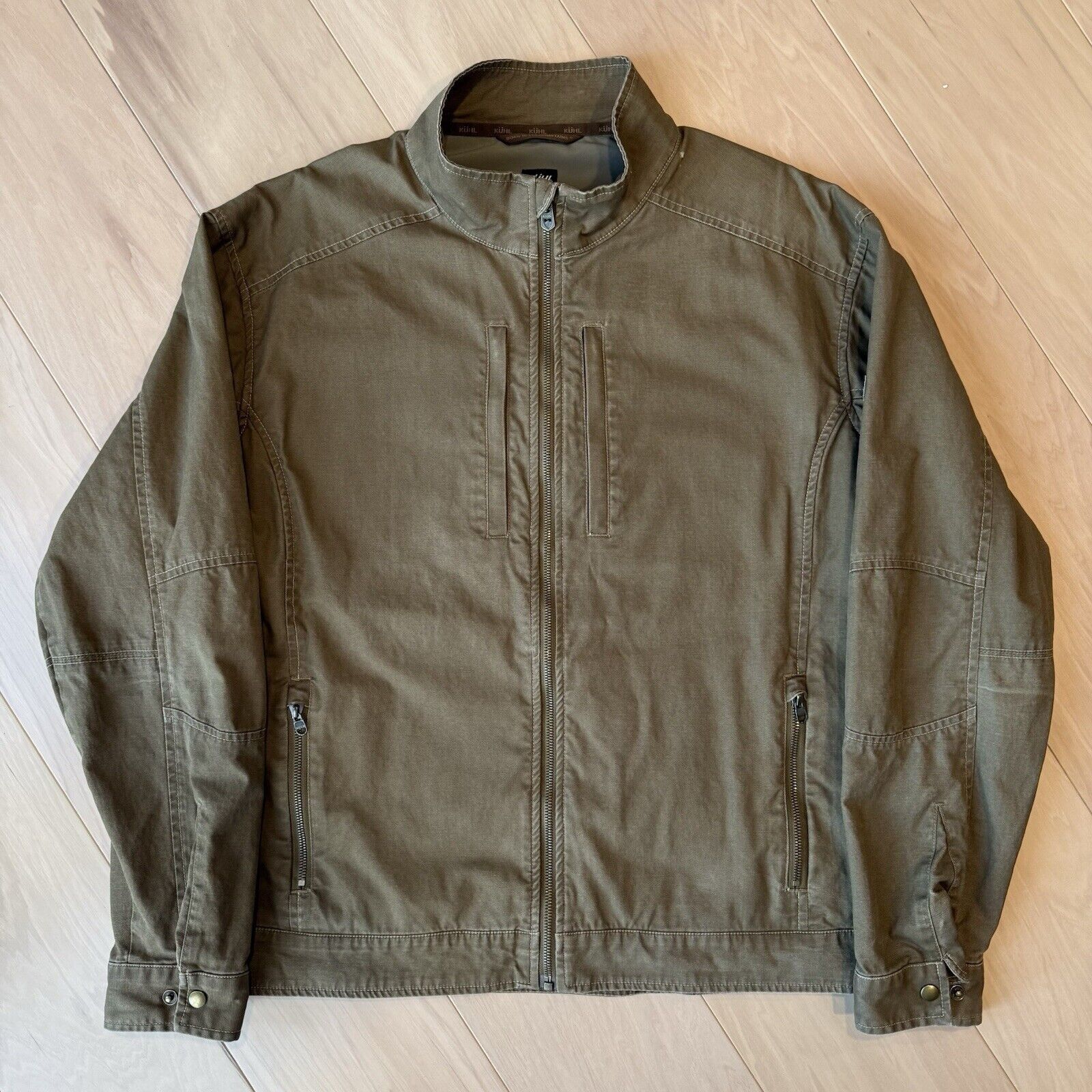 Kuhl Kuhl Burr Jacket 2XL Brown Full Zip Heavy Canvas Outerwear Size US XXL / EU 58 / 5 - 2 Thumbnail