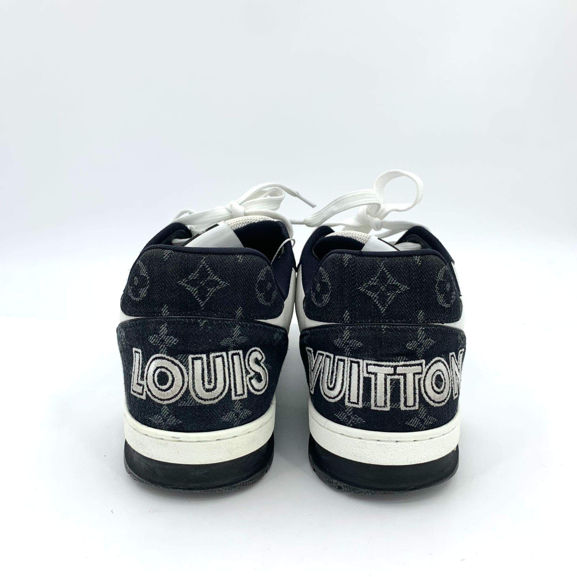 Louis Vuitton Louis Vuitton Mens Lv Trainer Sneakers Size 43 / 9 Black Whi Size US 9.5 / EU 42-43 - 6 Thumbnail