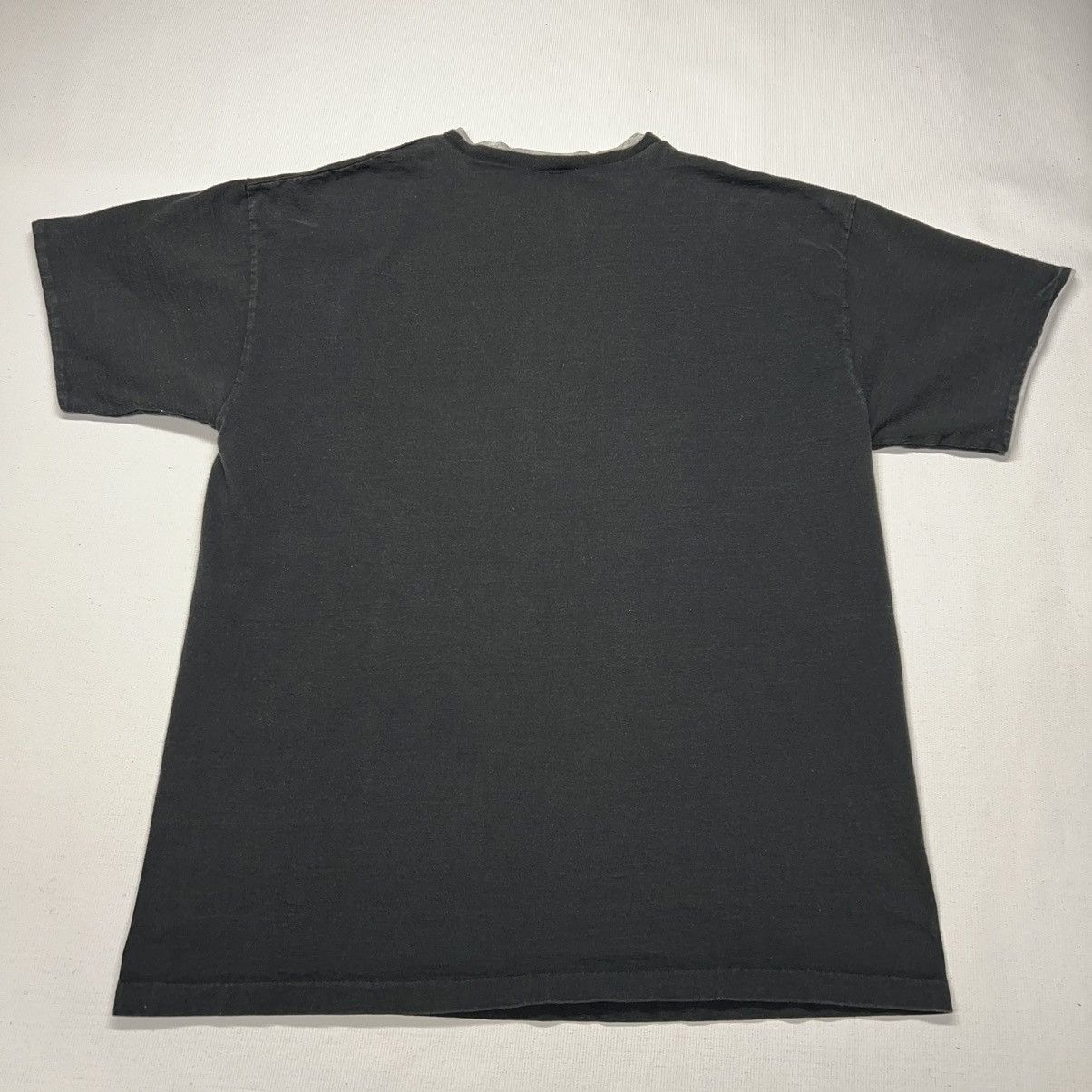 Vintage VTG Double Layer Tee Shirt Black Apine Mountain Puff Print Size US L / EU 52-54 / 3 - 14 Thumbnail