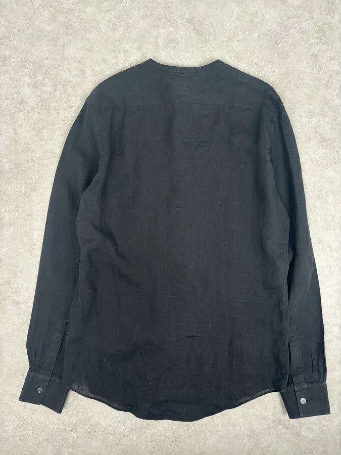 Hermes Hermès Black Linen Shirt Size US M / EU 48-50 / 2 - 5 Thumbnail