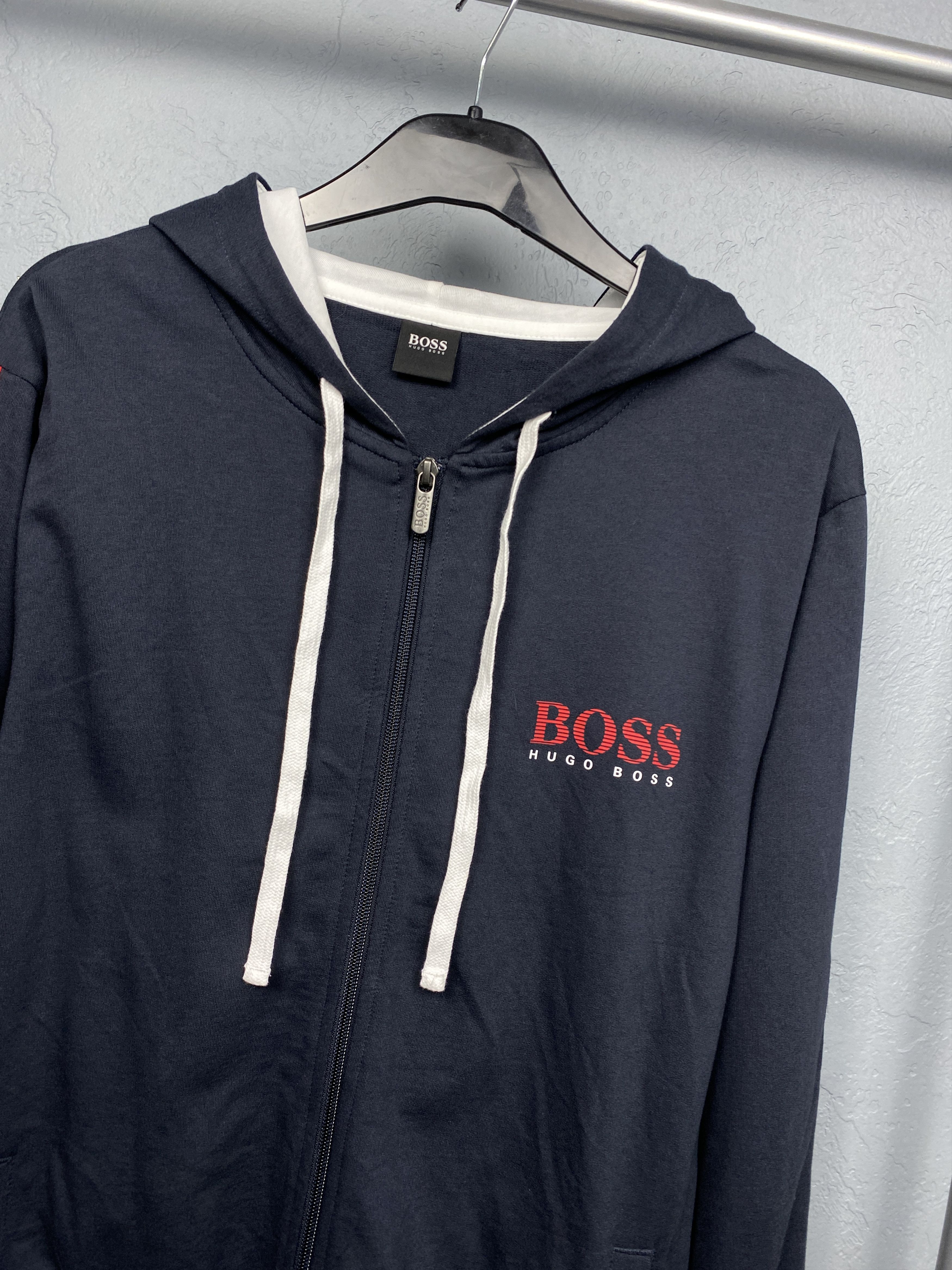 Hugo Boss Hugo Boss Mens Zip Hoodie Size US M / EU 48-50 / 2 - 2 Thumbnail